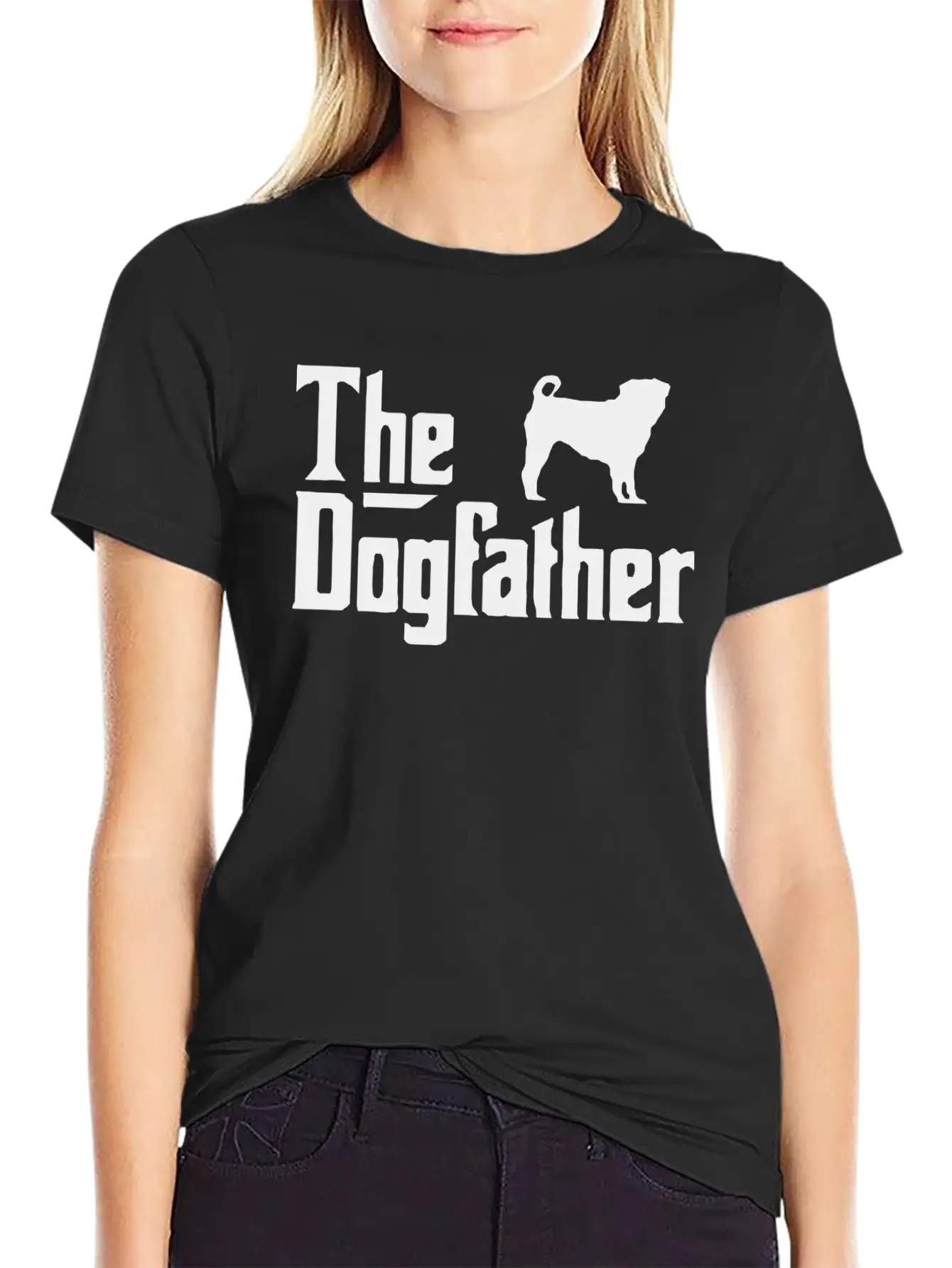 The DOG FATHER Basic Graphic T-Shirt – Daily Comfort In Soft Cotton
