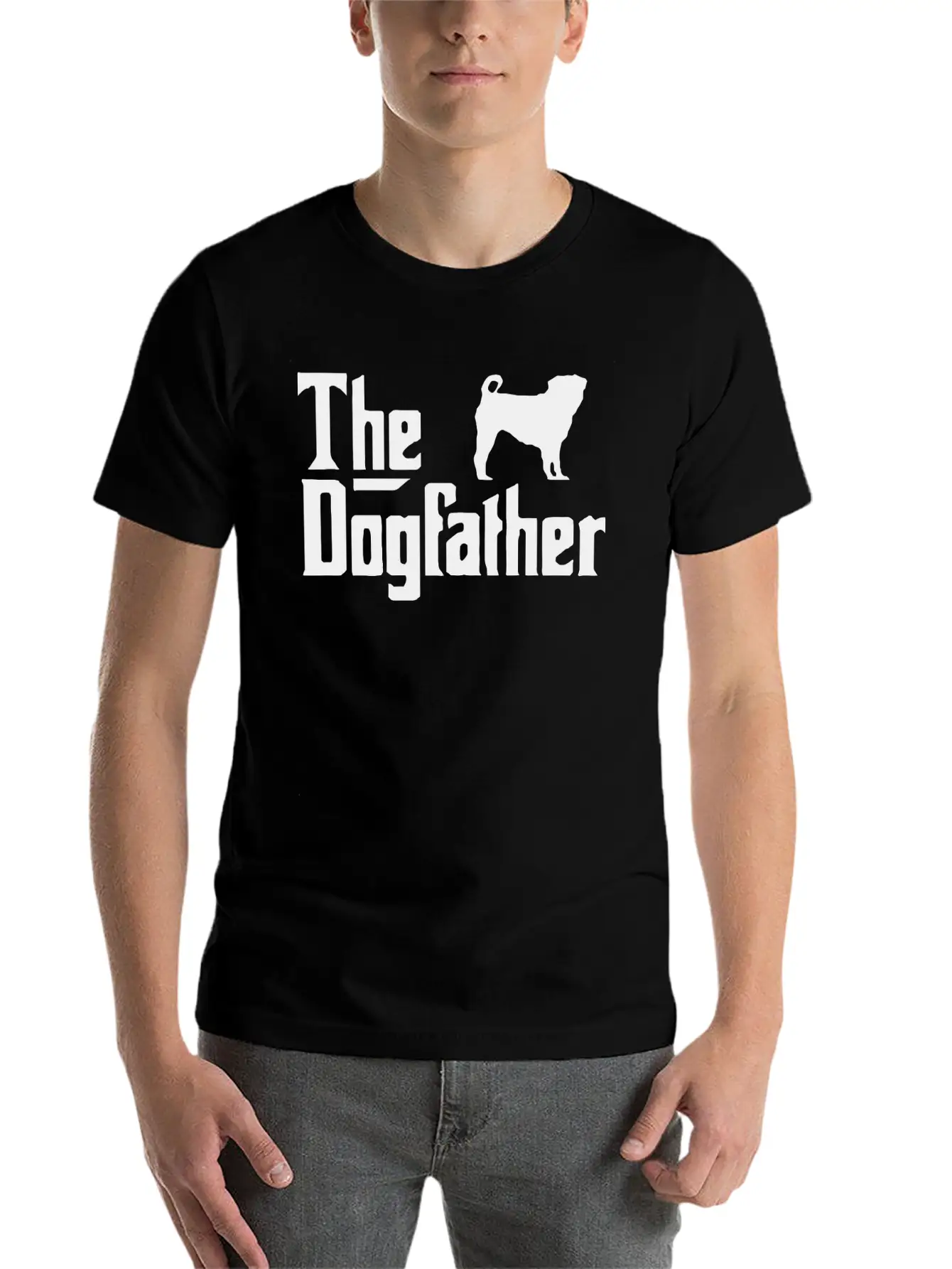 The DOG FATHER Basic Graphic T-Shirt – Daily Comfort In Soft Cotton