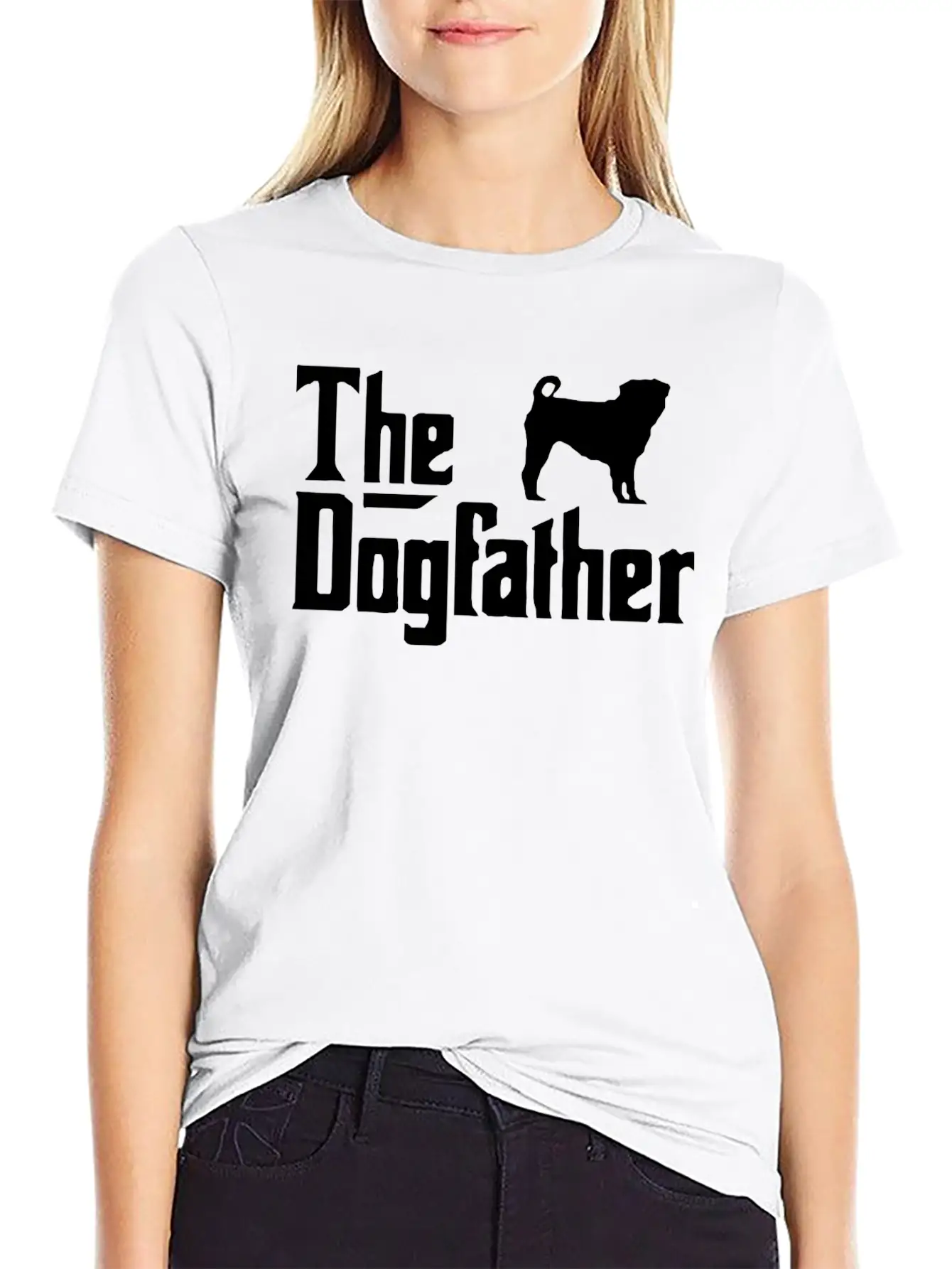 The DOG FATHER Basic Graphic T-Shirt – Daily Comfort In Soft Cotton