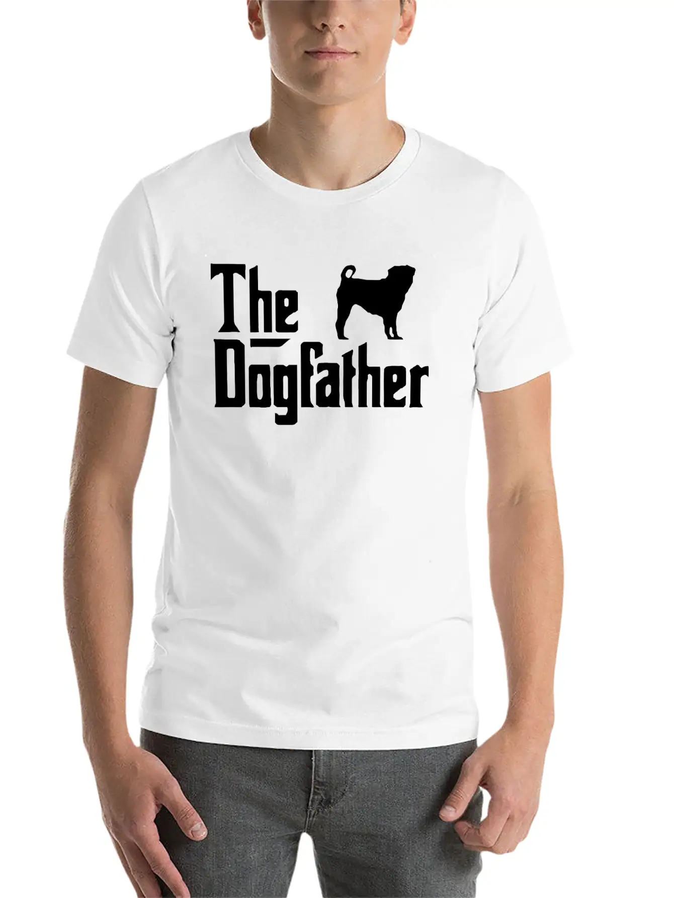 The DOG FATHER Basic Graphic T-Shirt – Daily Comfort In Soft Cotton