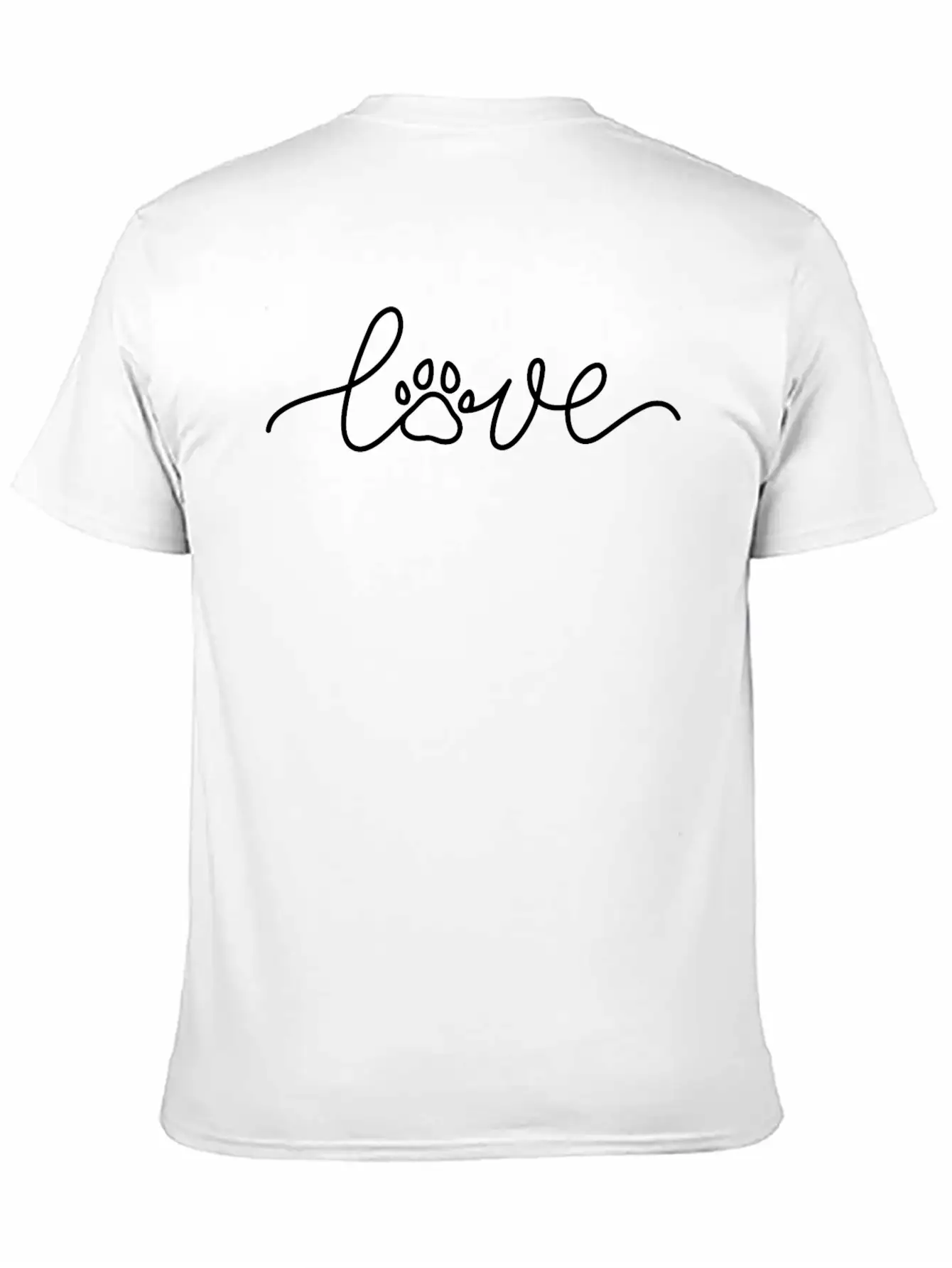 The Dog Is Harmless - Dog Love Unisex Short Sleeve Soft Cotton T-Shirt – Casual Everyday Wear
