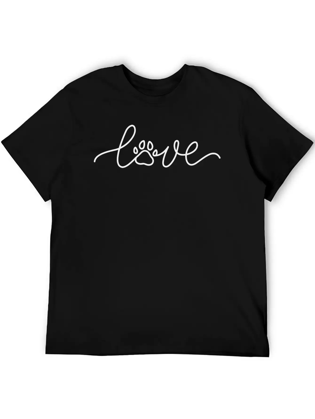 The Dog Is Harmless - Dog Love Unisex Short Sleeve Soft Cotton T-Shirt – Casual Everyday Wear