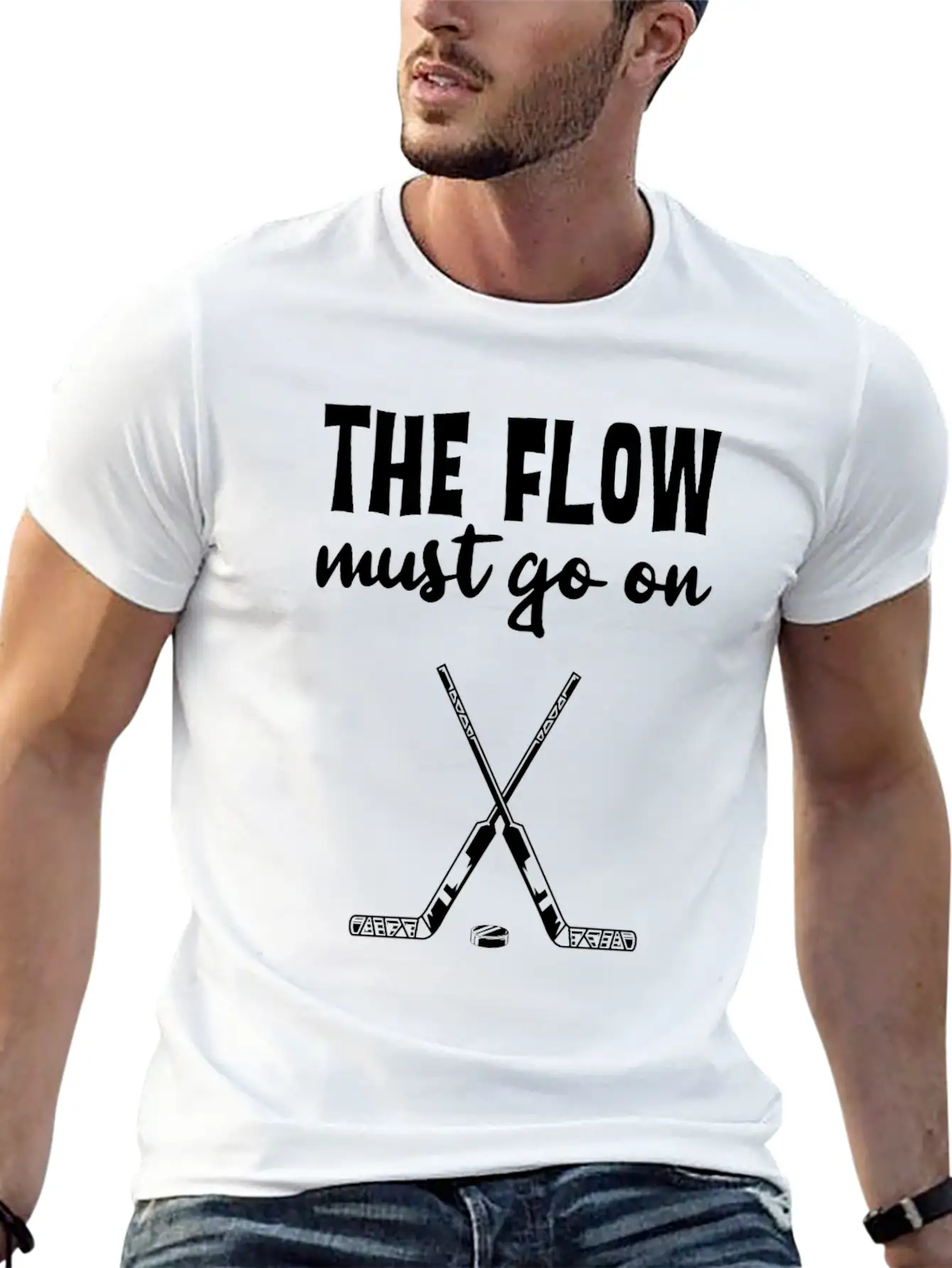 The Flow Must Go On 6 Comfortable Minimalist Graphic Tee – Summer Style Essential