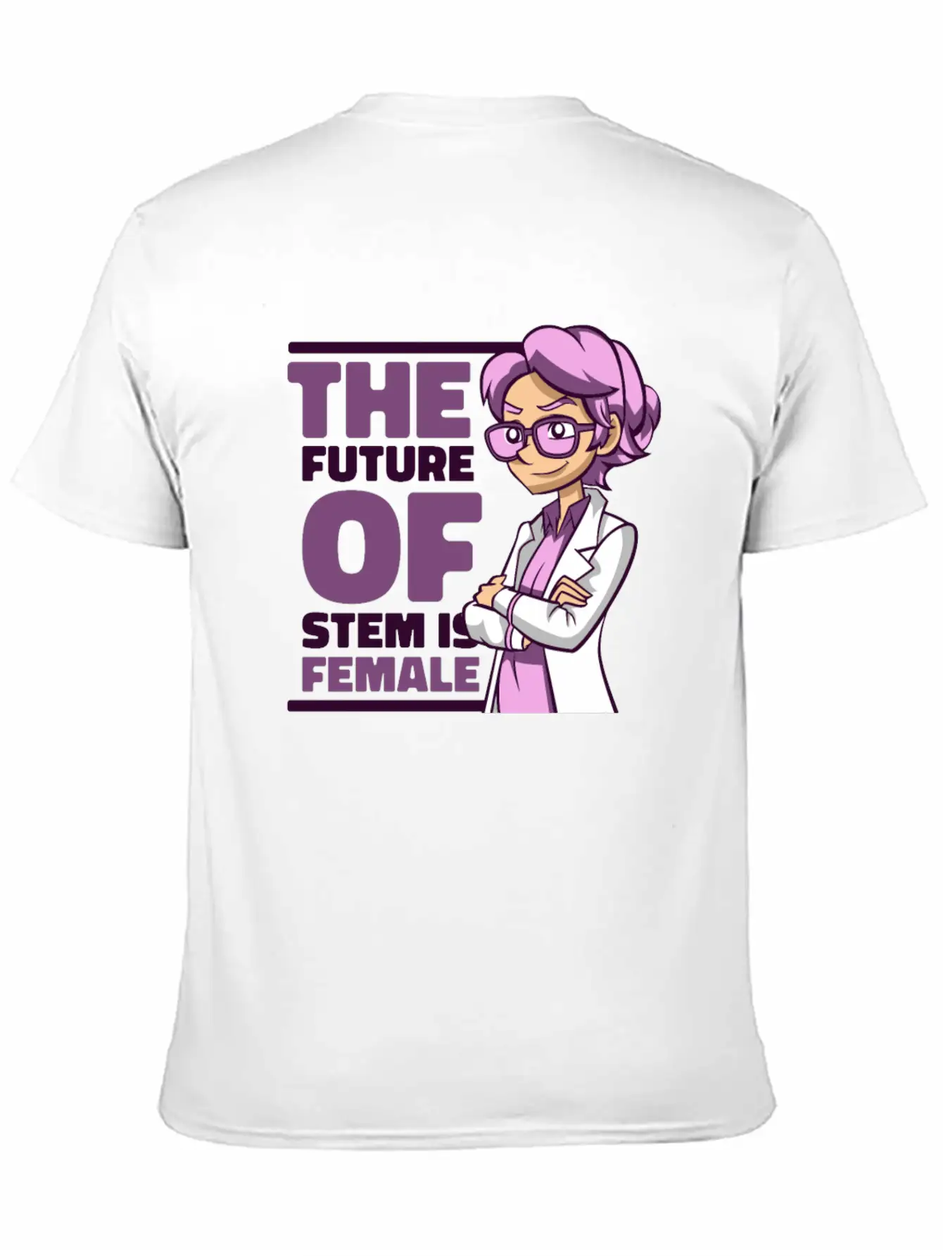The Future Of STEM Is Female Empowering Women Stylish Everyday T-Shirt – Unisex Basic Cotton Tee
