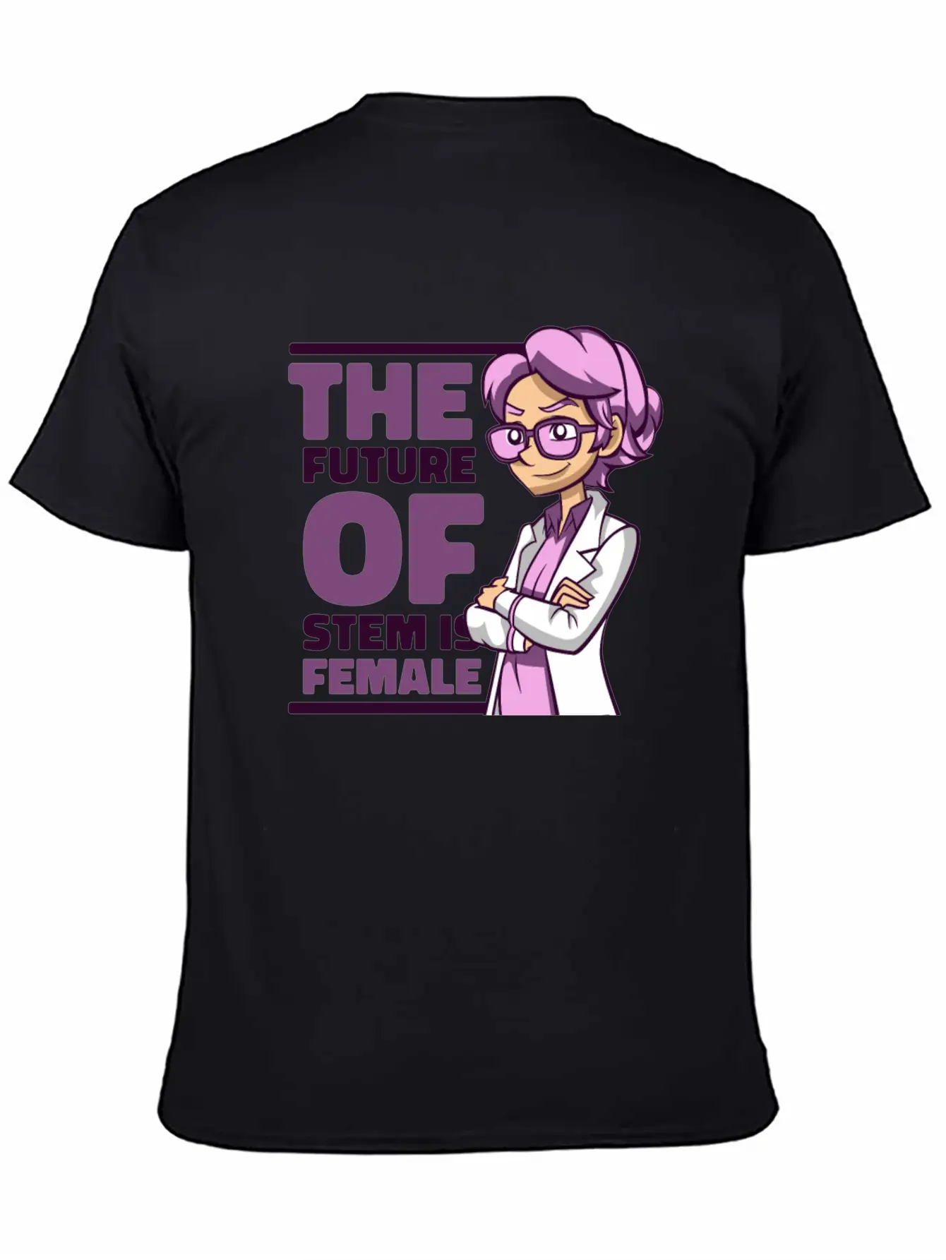 The Future Of STEM Is Female Empowering Women Stylish Everyday T-Shirt – Unisex Basic Cotton Tee