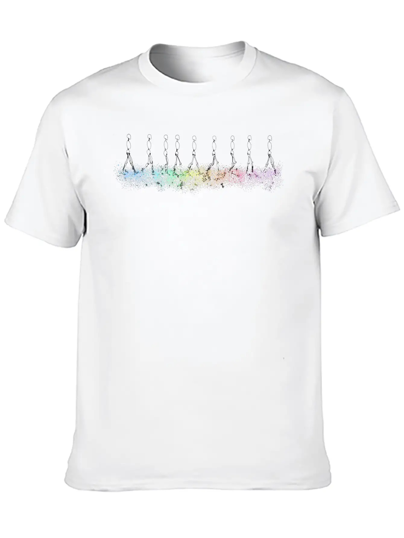 The Gait Rainbow Gait Cycle Physiotherapy Anatomy Comfortable Minimalist Graphic Tee – Summer Style Essential