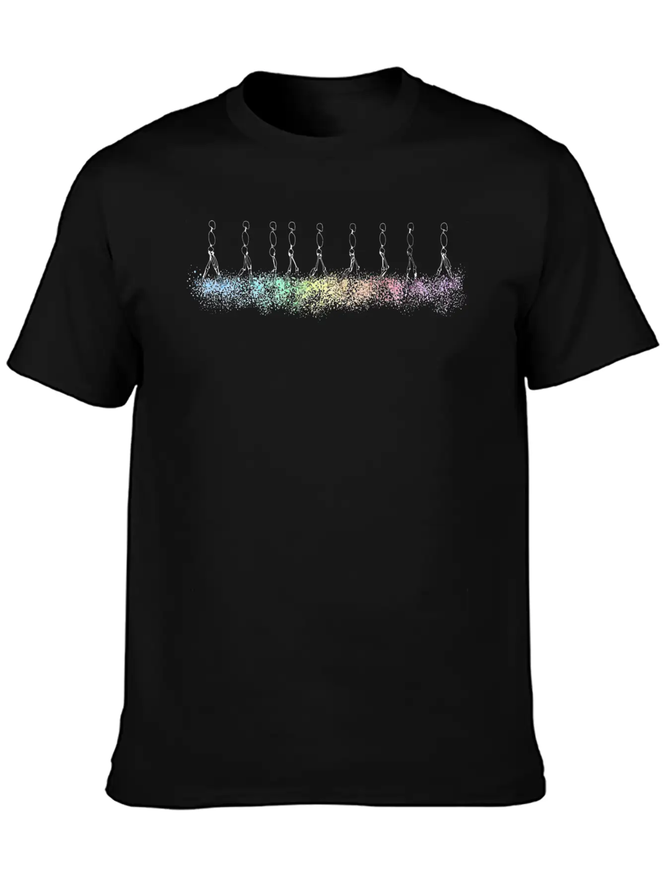 The Gait Rainbow Gait Cycle Physiotherapy Anatomy Comfortable Minimalist Graphic Tee – Summer Style Essential
