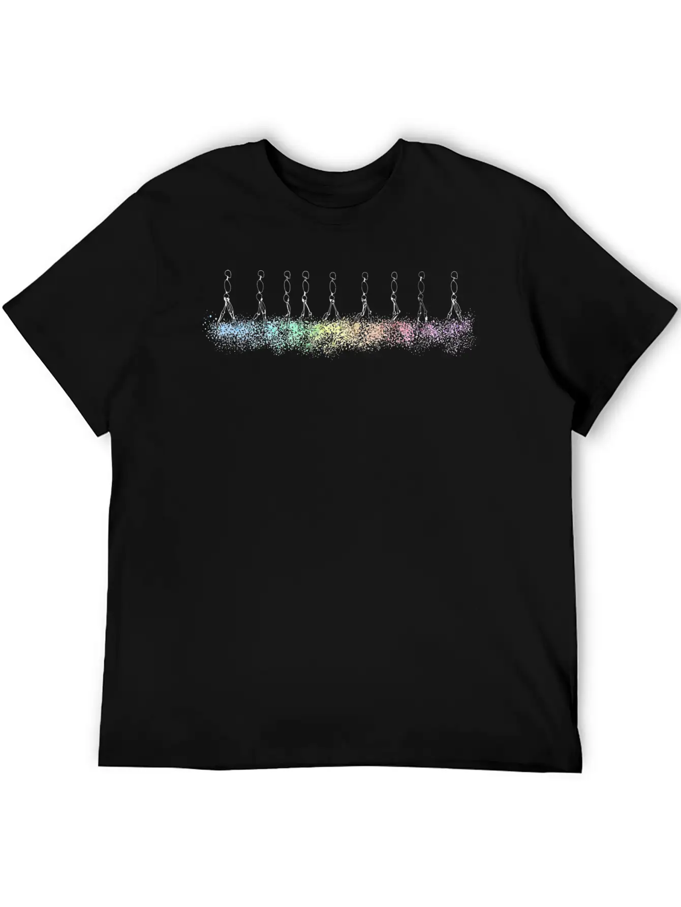 The Gait Rainbow Gait Cycle Physiotherapy Anatomy Comfortable Minimalist Graphic Tee – Summer Style Essential