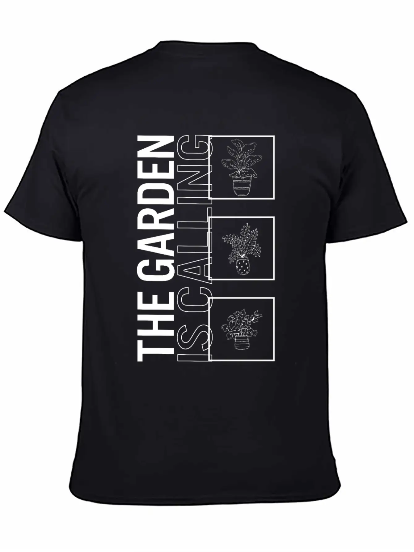 The Garden Is Calling, Garden Plant Gardening Basic Graphic T-Shirt – Daily Comfort In Soft Cotton