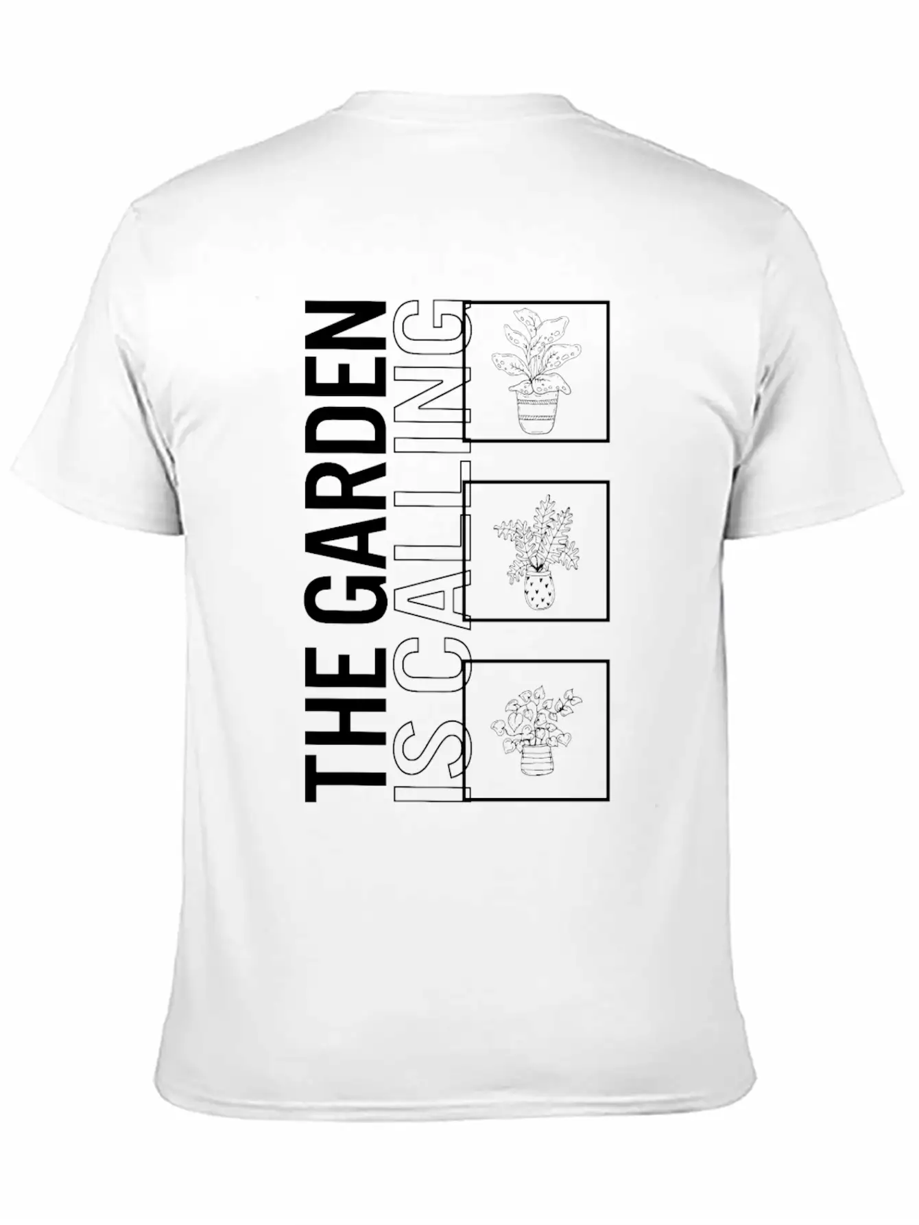 The Garden Is Calling, Garden Plant Gardening Basic Graphic T-Shirt – Daily Comfort In Soft Cotton