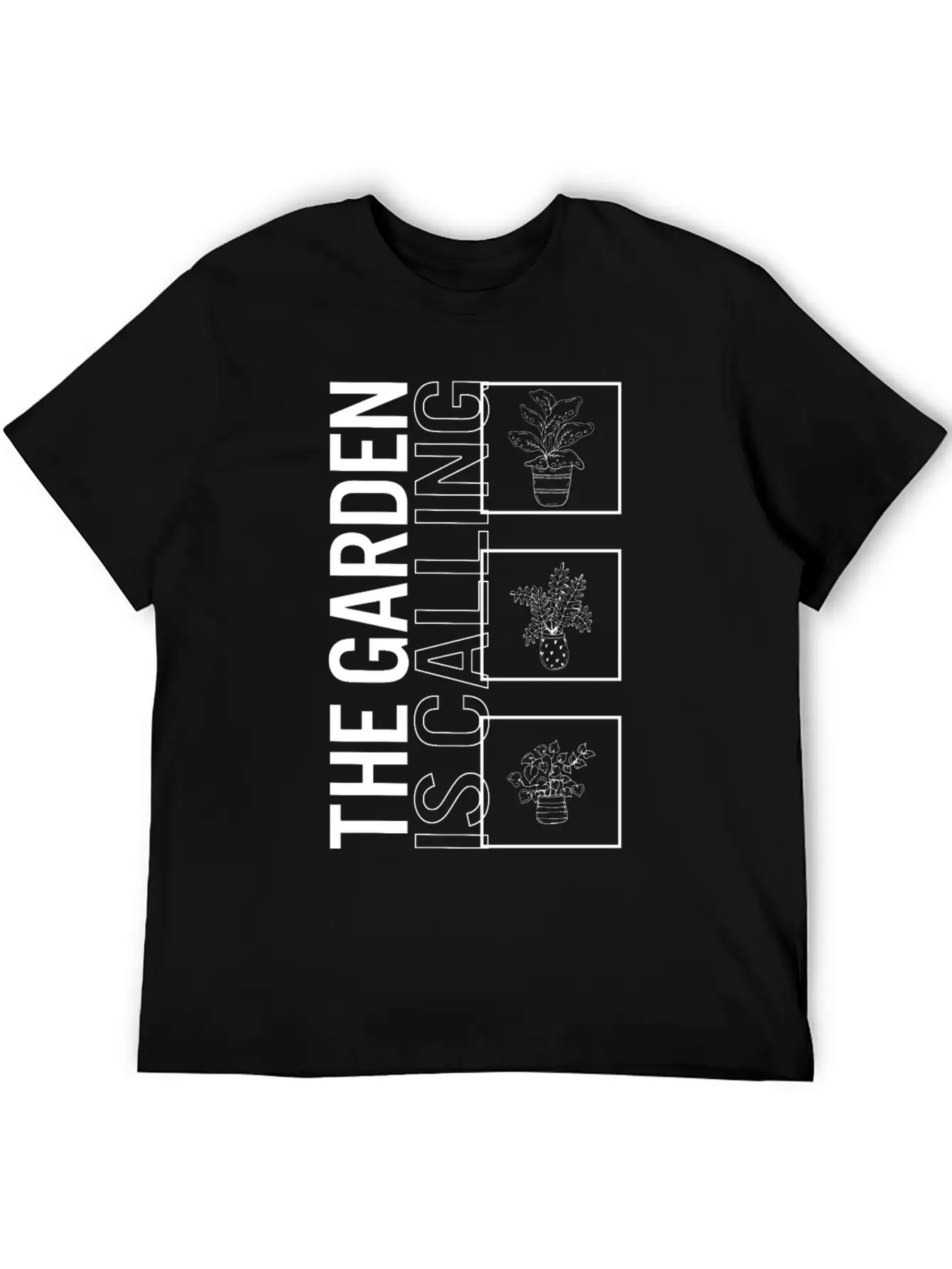 The Garden Is Calling, Garden Plant Gardening Basic Graphic T-Shirt – Daily Comfort In Soft Cotton