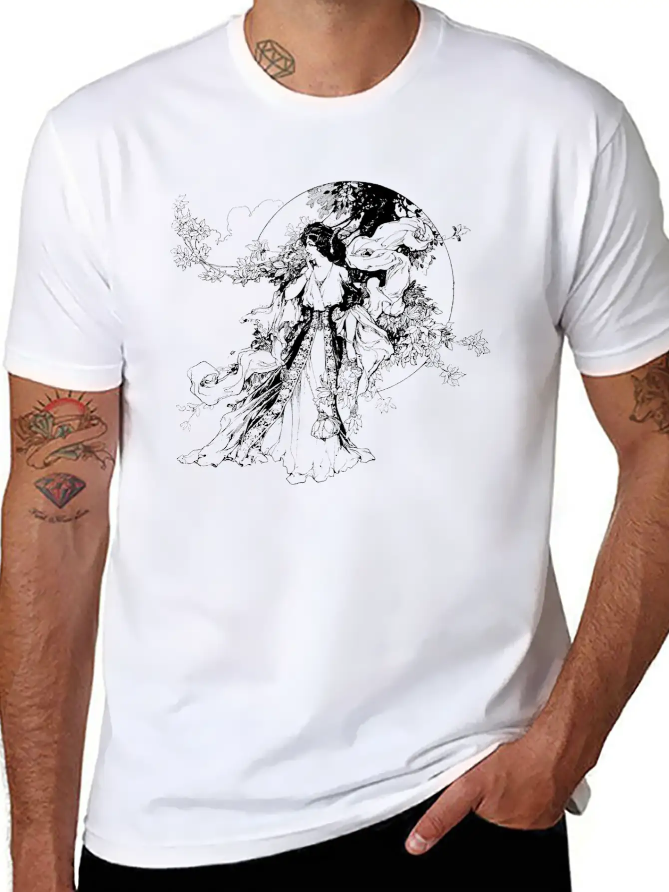 The Garden Of Wonders Unisex Short Sleeve Soft Cotton T-Shirt – Casual Everyday Wear
