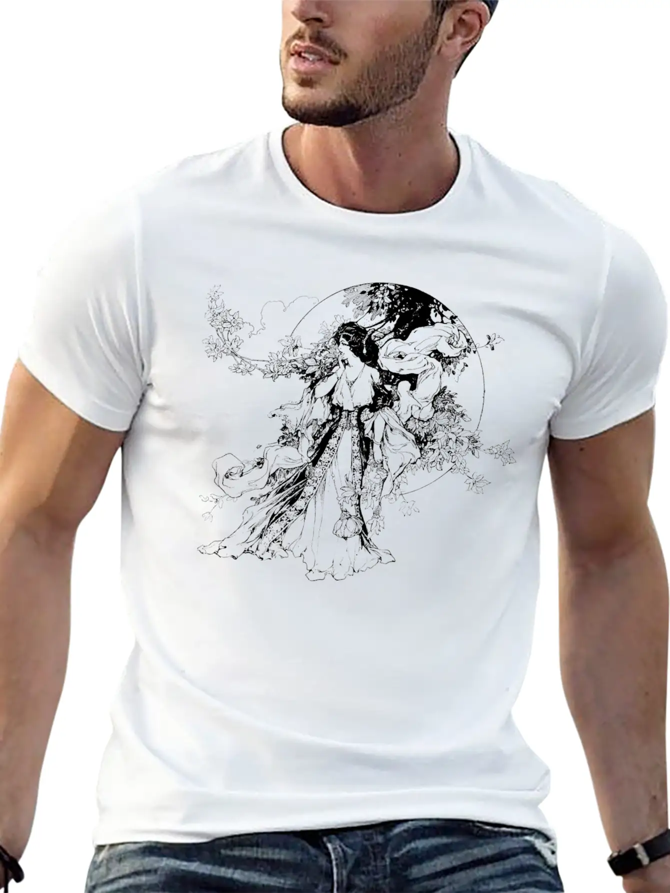 The Garden Of Wonders Unisex Short Sleeve Soft Cotton T-Shirt – Casual Everyday Wear
