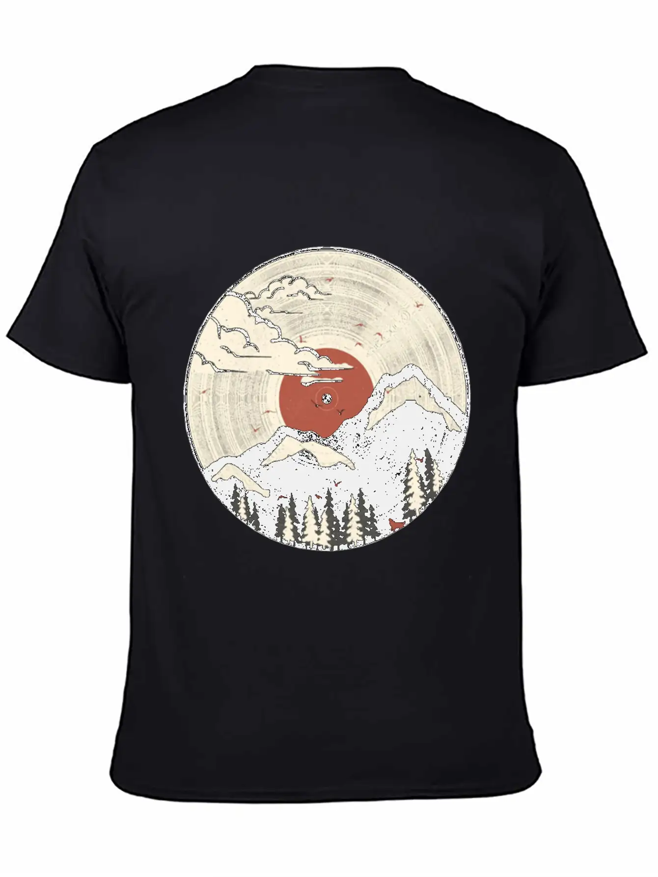 The Geometry Of Sunrise Unisex Short Sleeve Soft Cotton T-Shirt – Casual Everyday Wear