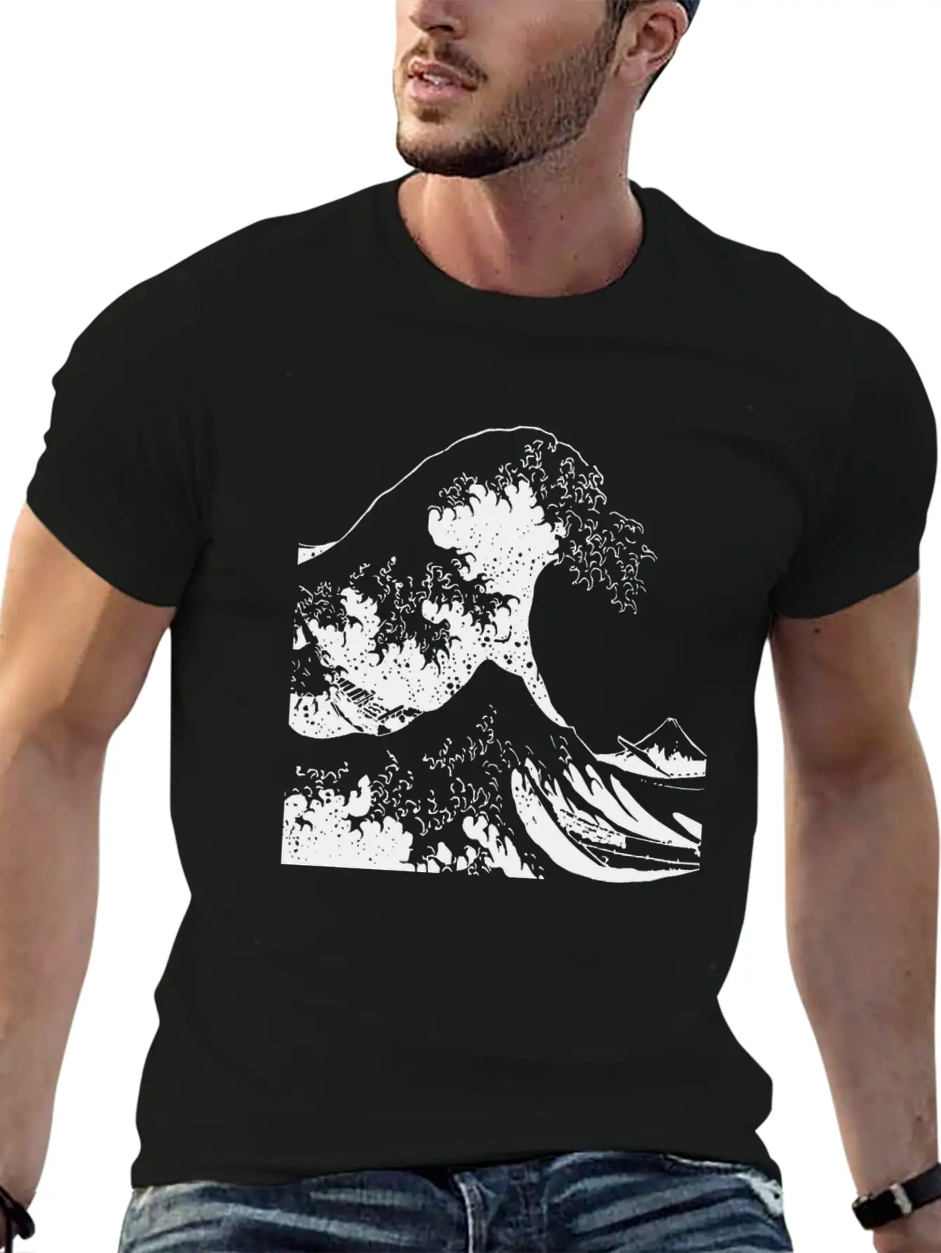 The Great Wave Off Kanagawa Retro Japanese Ocean Essential Unisex Summer Tee – Soft Cotton Casual Fit