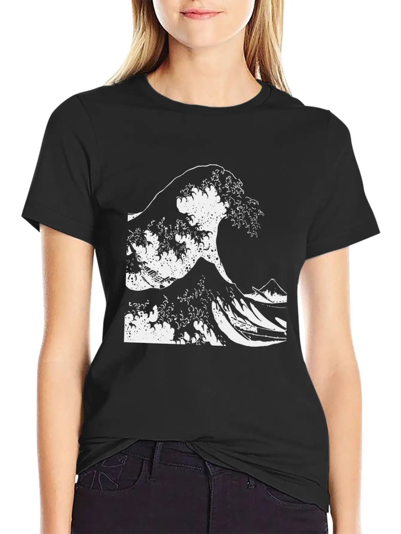 The Great Wave Off Kanagawa Retro Japanese Ocean Essential Unisex Summer Tee – Soft Cotton Casual Fit