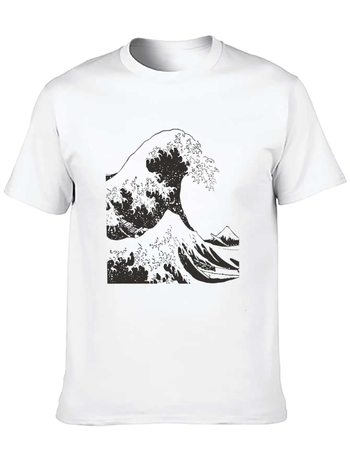 The Great Wave Off Kanagawa Retro Japanese Ocean Essential Unisex Summer Tee – Soft Cotton Casual Fit