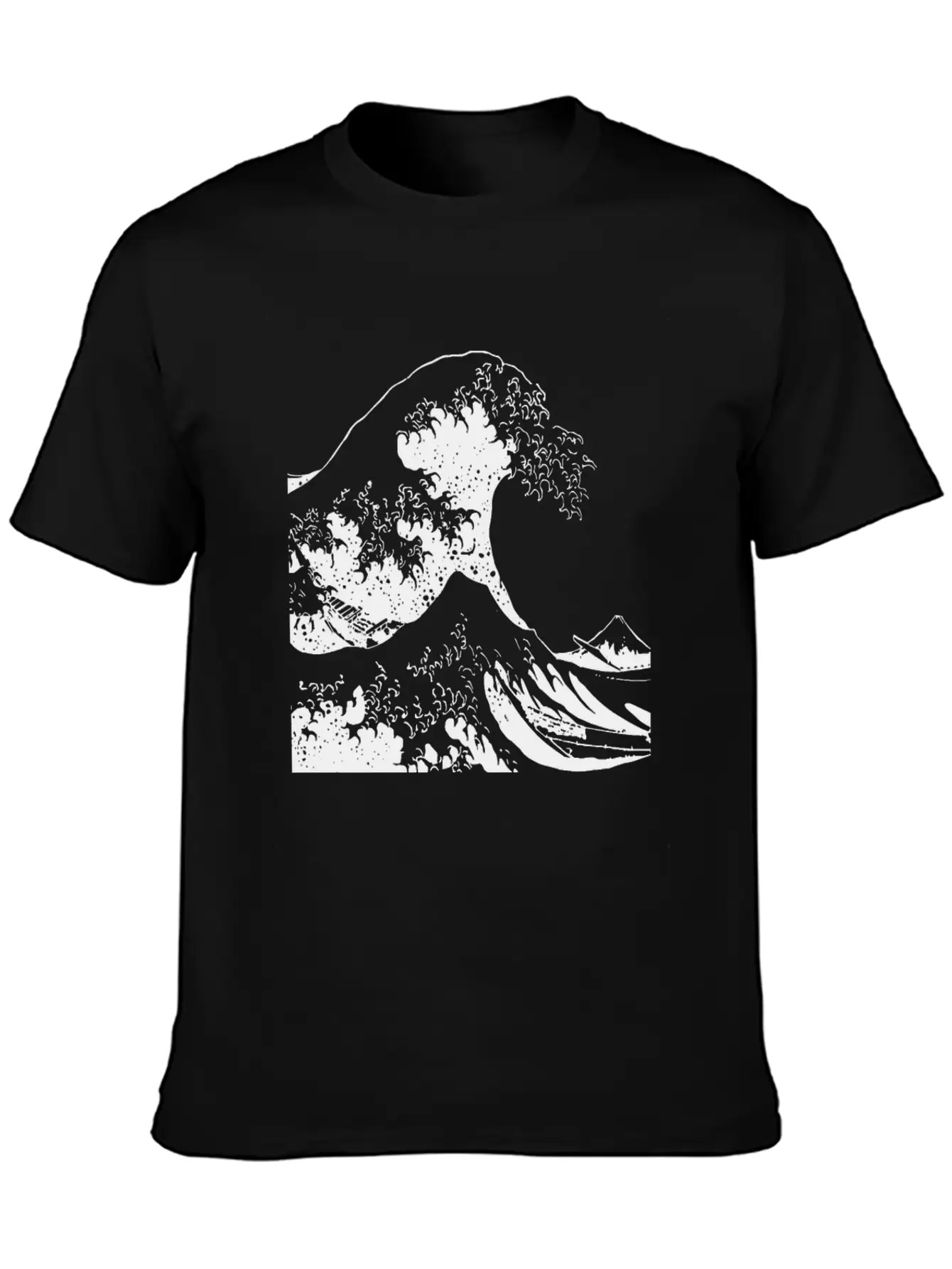 The Great Wave Off Kanagawa Retro Japanese Ocean Essential Unisex Summer Tee – Soft Cotton Casual Fit