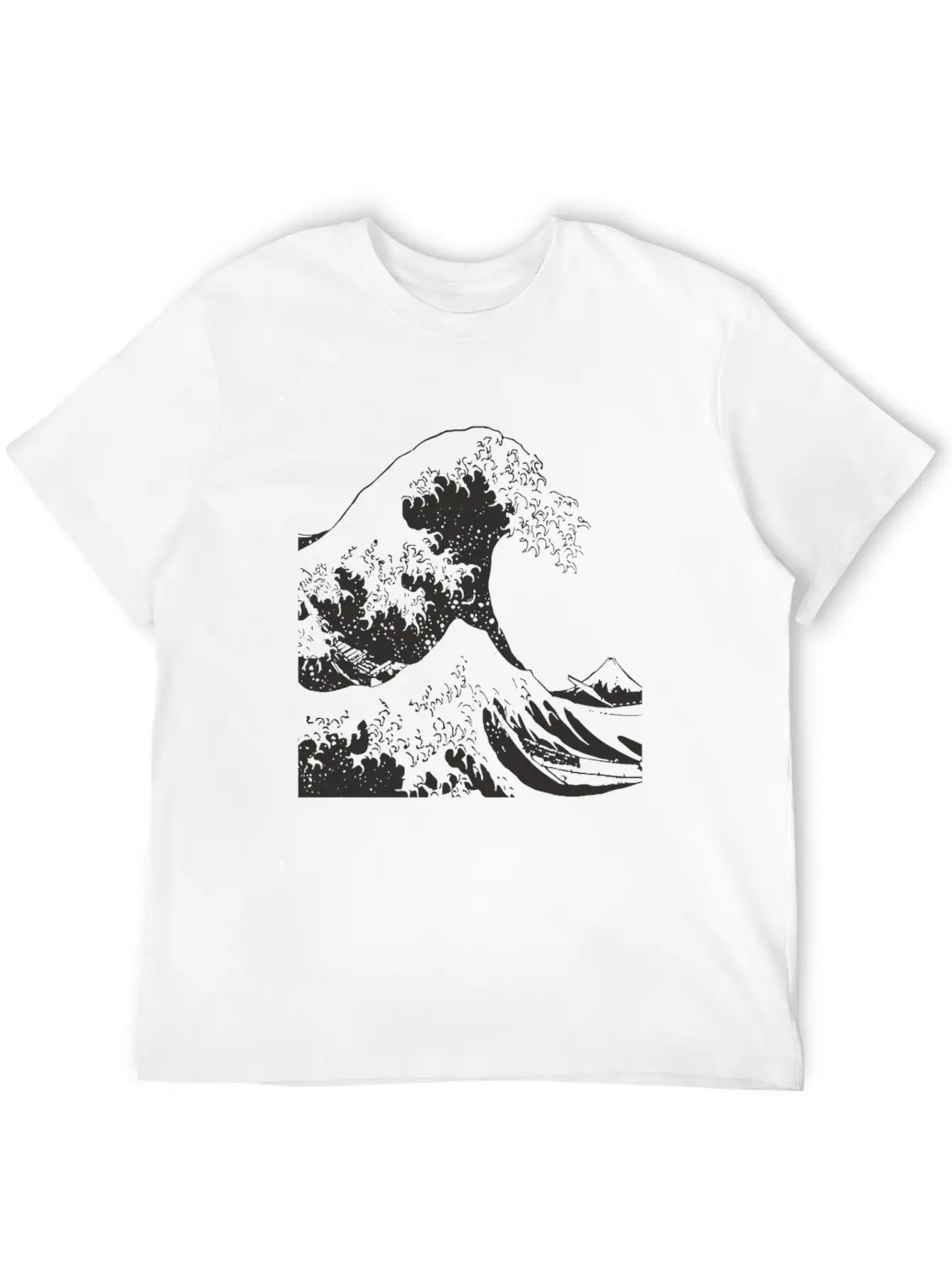 The Great Wave Off Kanagawa Retro Japanese Ocean Essential Unisex Summer Tee – Soft Cotton Casual Fit