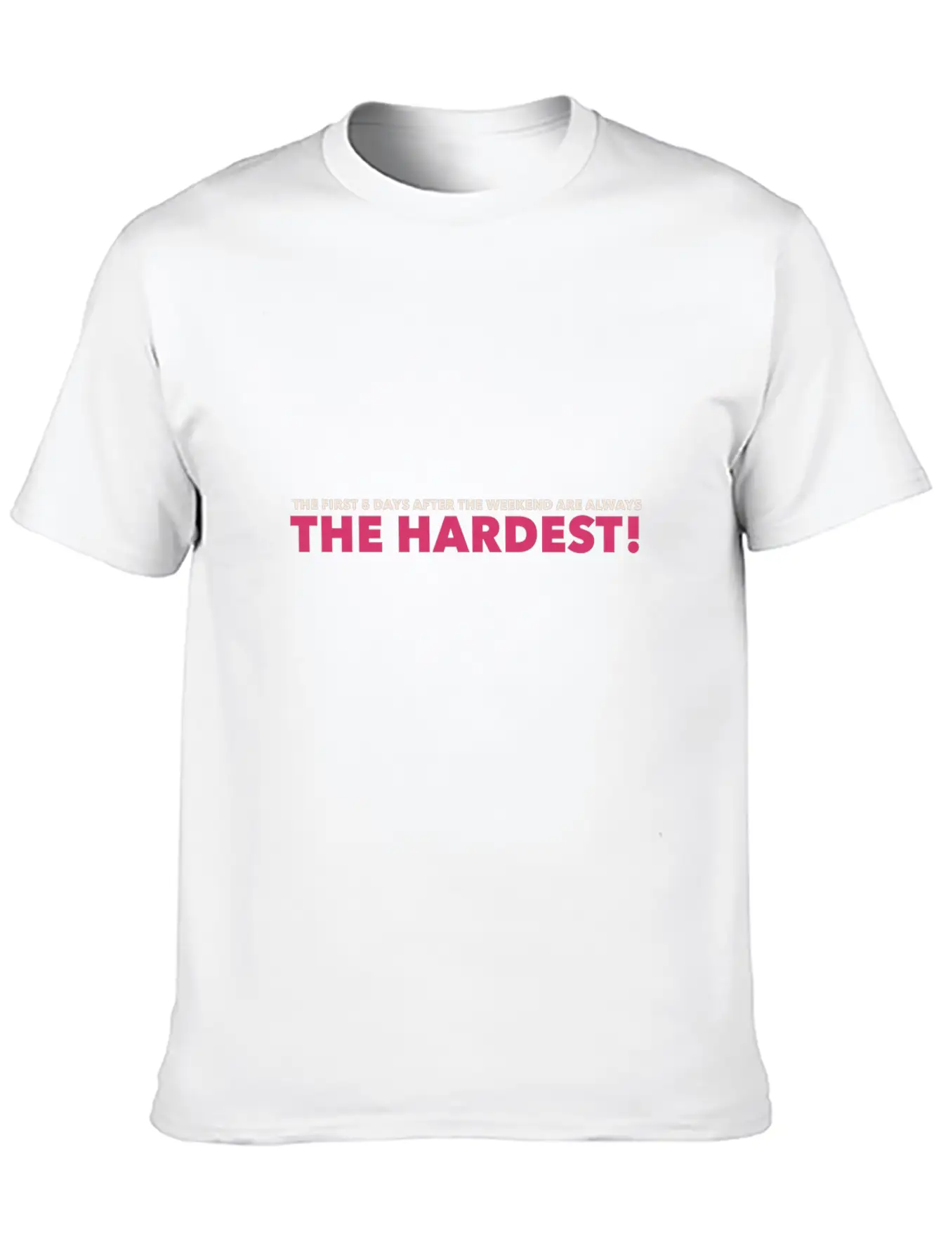 The Hardest Stylish Everyday T-Shirt – Unisex Basic Cotton Tee