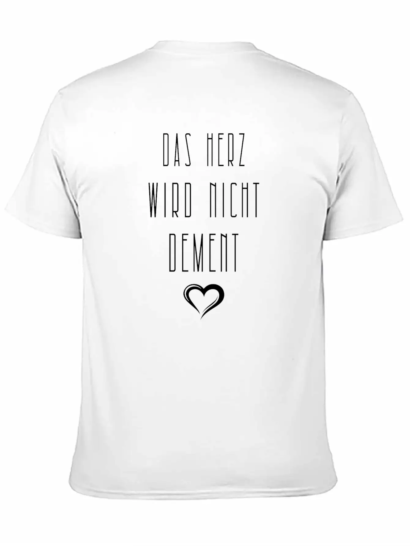 The Heart Will Not Be Demented Hospital Doctor Stylish Everyday T-Shirt – Unisex Basic Cotton Tee