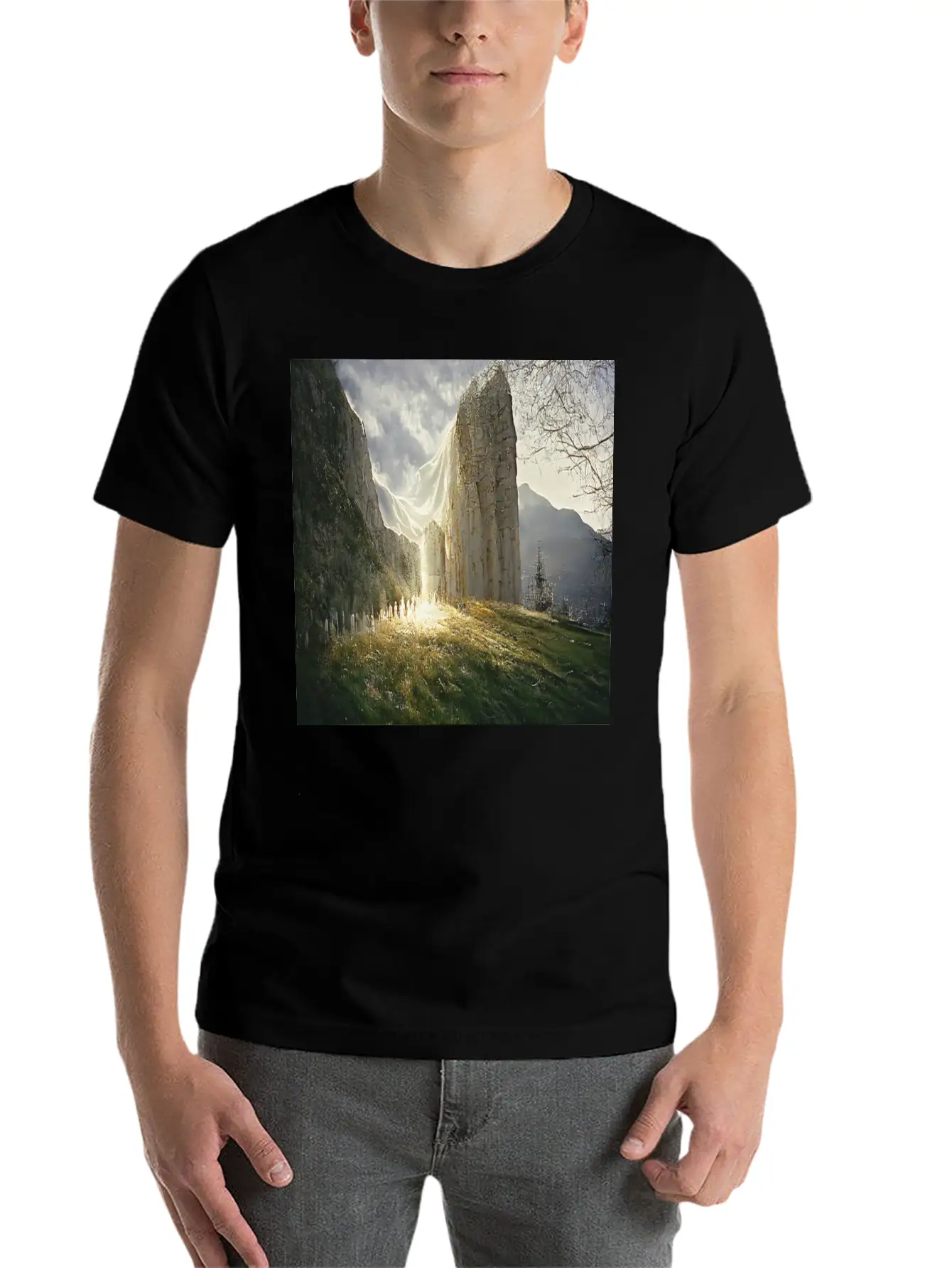 The Hill Of Light Stylish Everyday T-Shirt – Unisex Basic Cotton Tee