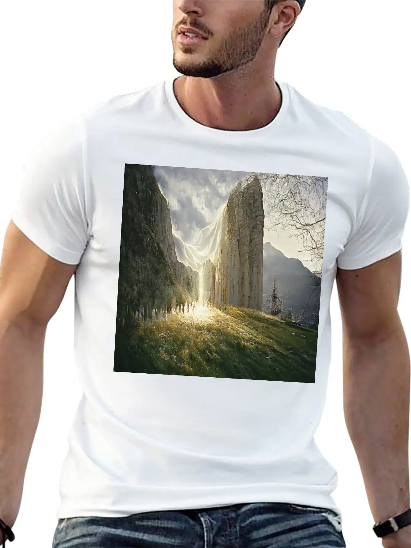 The Hill Of Light Stylish Everyday T-Shirt – Unisex Basic Cotton Tee