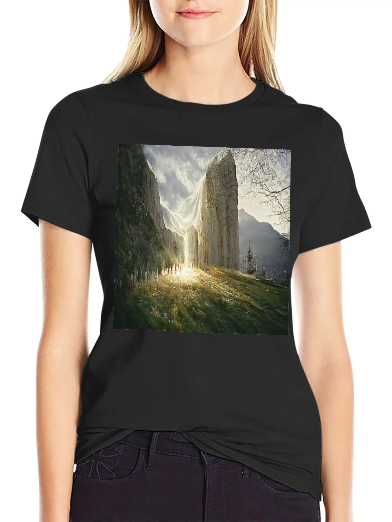 The Hill Of Light Stylish Everyday T-Shirt – Unisex Basic Cotton Tee