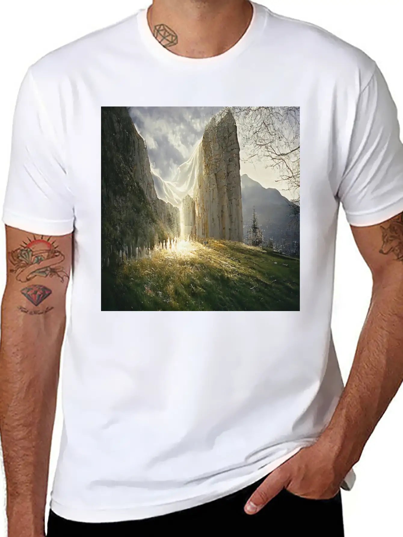 The Hill Of Light Stylish Everyday T-Shirt – Unisex Basic Cotton Tee
