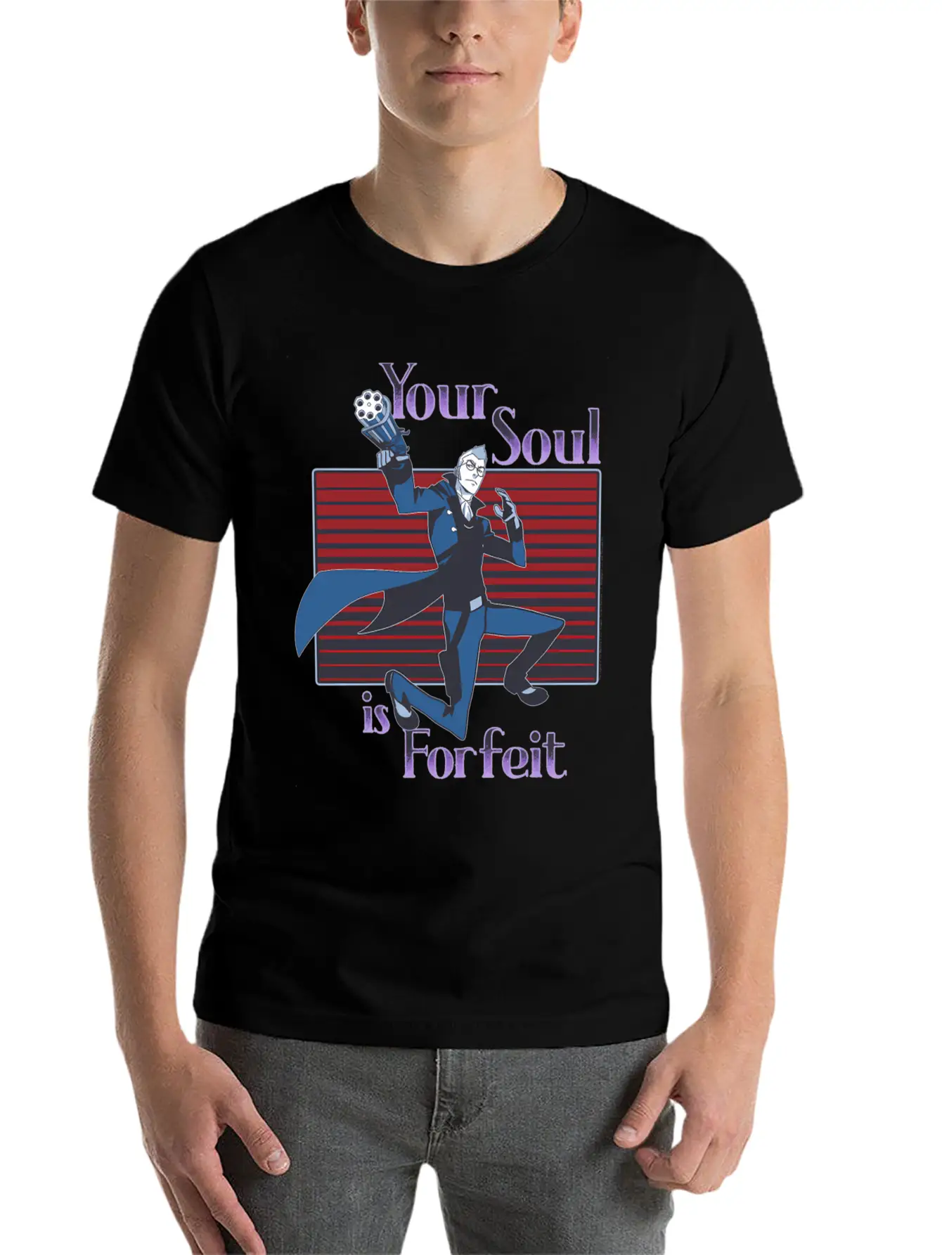 The Legend Of Vox Machina Percy Your Soul Is Unisex Short Sleeve Soft Cotton T-Shirt – Casual Everyday Wear