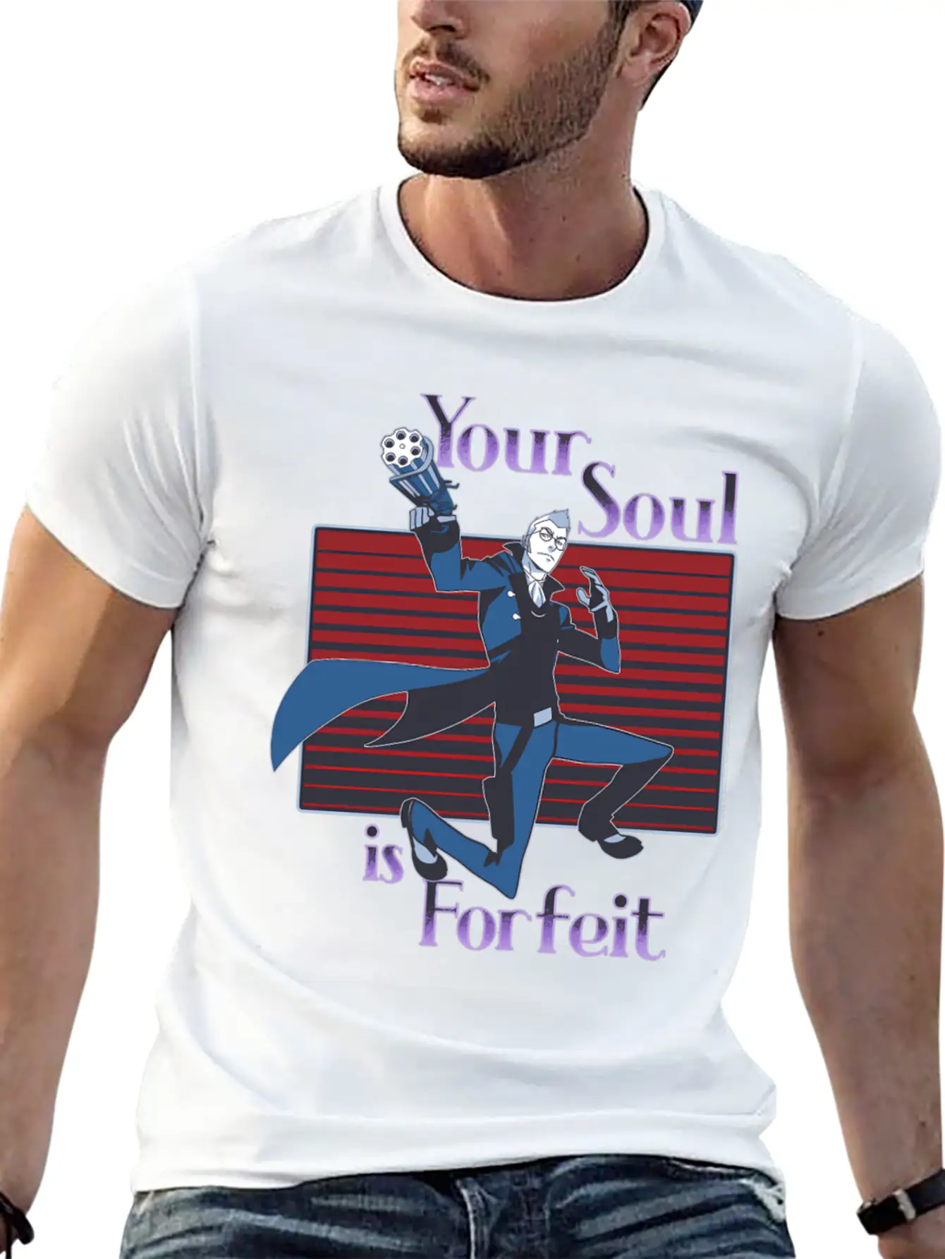 The Legend Of Vox Machina Percy Your Soul Is Unisex Short Sleeve Soft Cotton T-Shirt – Casual Everyday Wear
