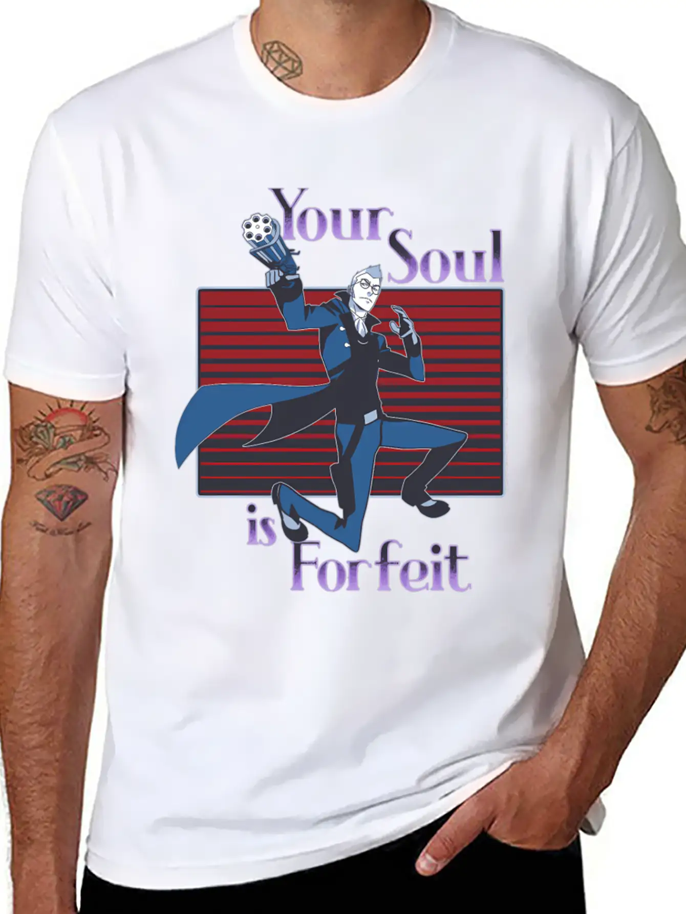 The Legend Of Vox Machina Percy Your Soul Is Unisex Short Sleeve Soft Cotton T-Shirt – Casual Everyday Wear