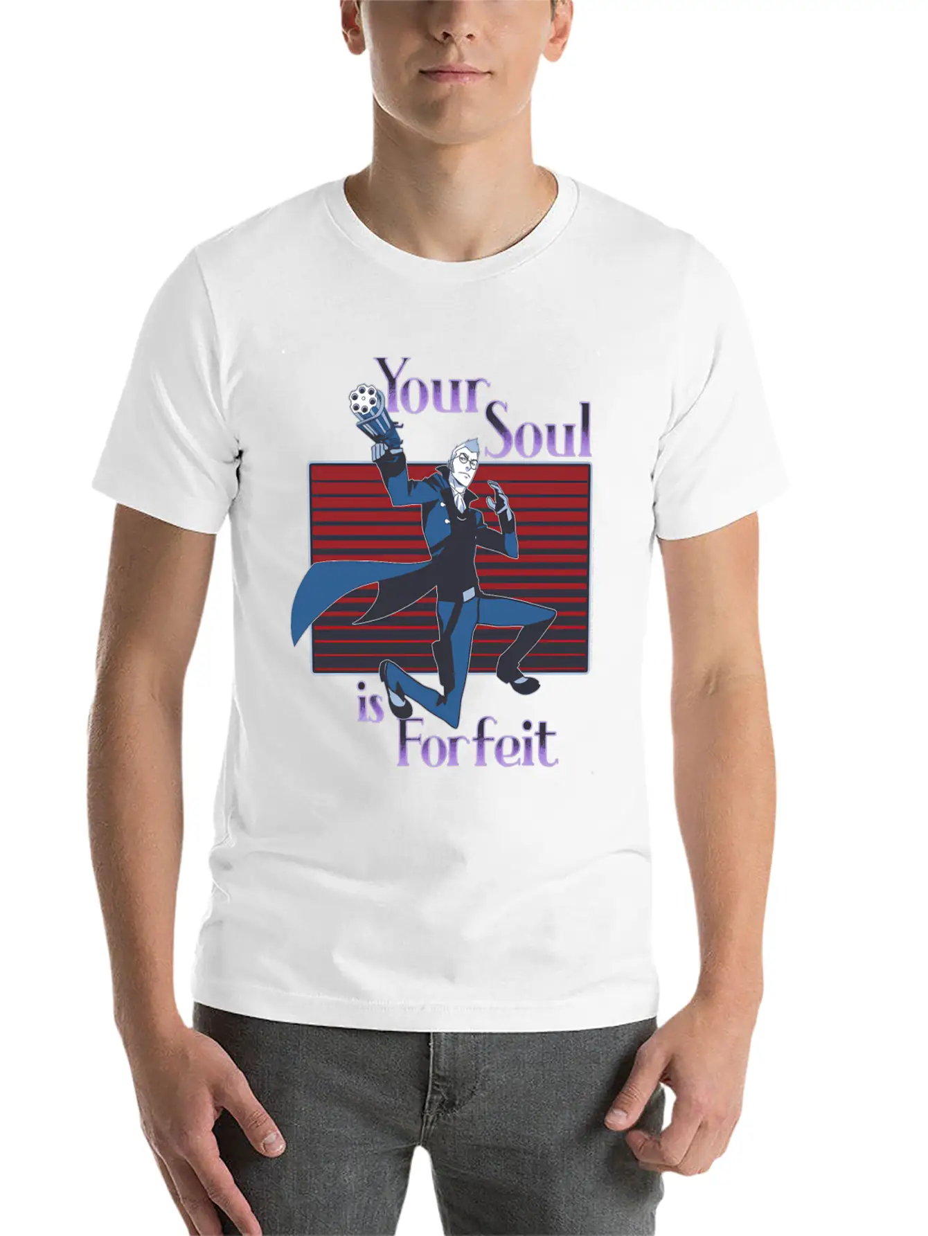 The Legend Of Vox Machina Percy Your Soul Is Unisex Short Sleeve Soft Cotton T-Shirt – Casual Everyday Wear