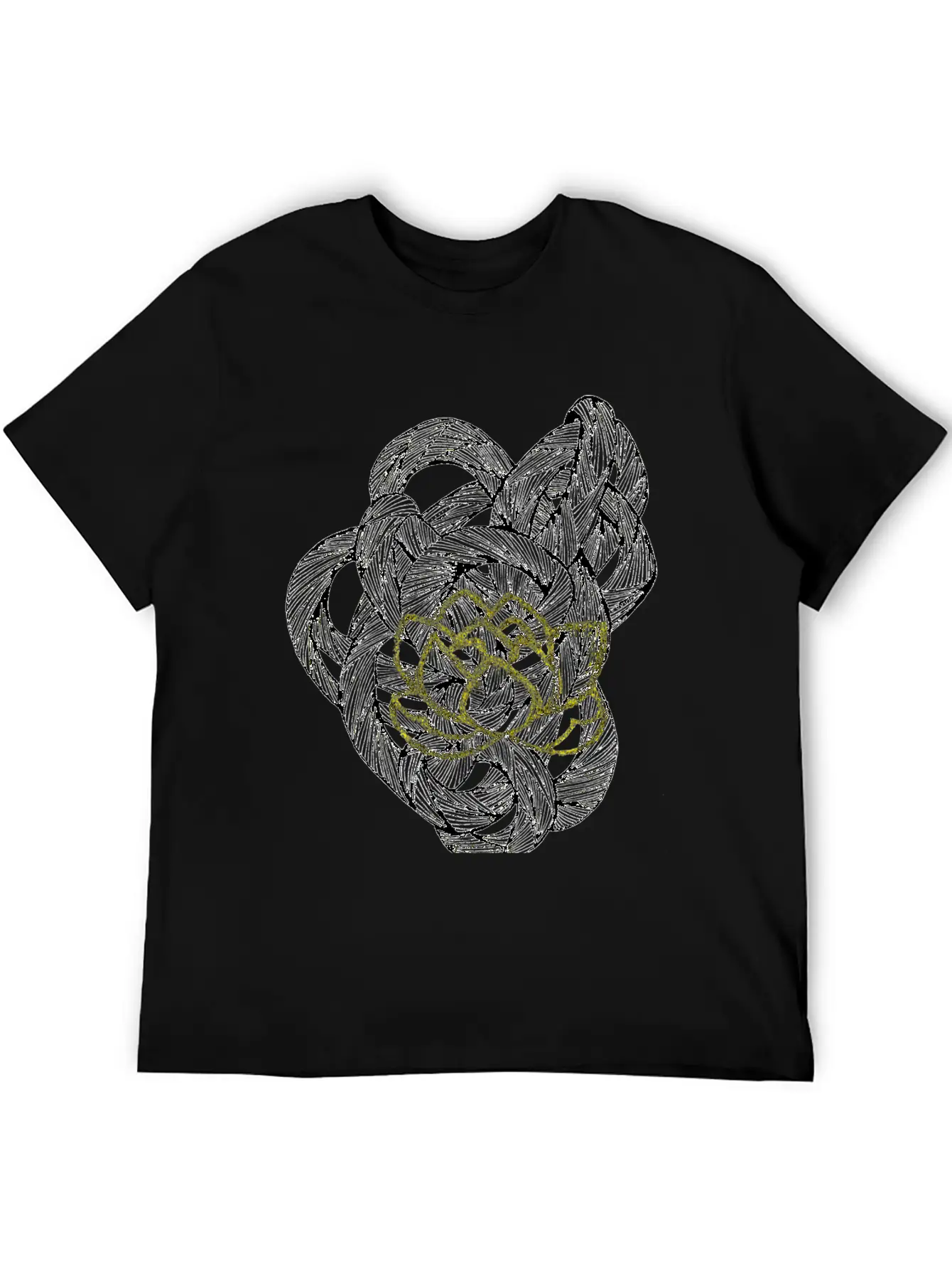 The Lined Design And The Vector Design. Essential Unisex Summer Tee – Soft Cotton Casual Fit