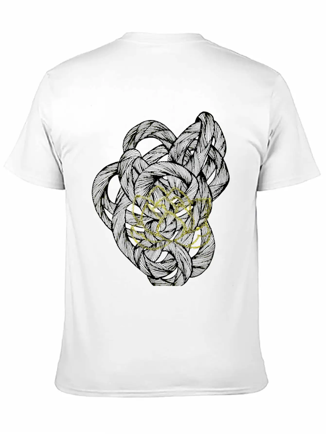 The Lined Design And The Vector Design. Essential Unisex Summer Tee – Soft Cotton Casual Fit
