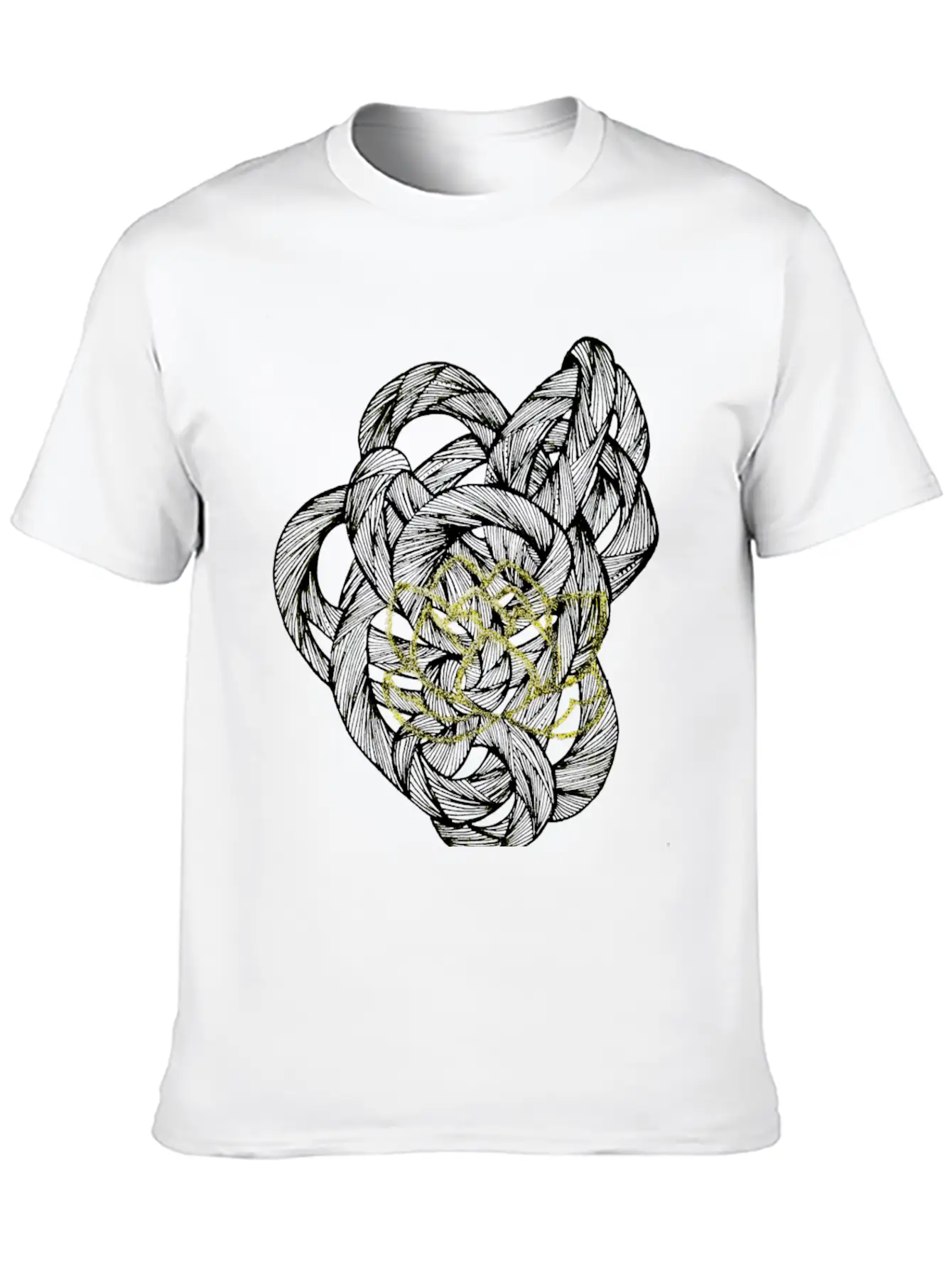 The Lined Design And The Vector Design. Essential Unisex Summer Tee – Soft Cotton Casual Fit
