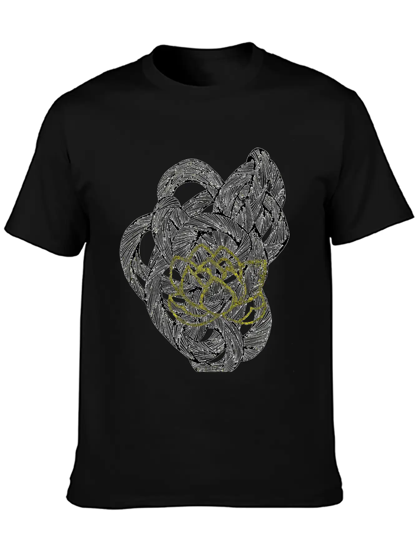 The Lined Design And The Vector Design. Essential Unisex Summer Tee – Soft Cotton Casual Fit