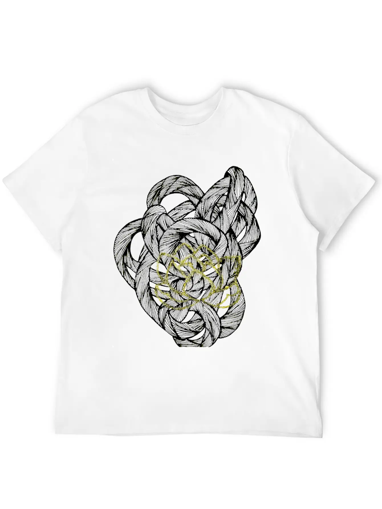 The Lined Design And The Vector Design. Essential Unisex Summer Tee – Soft Cotton Casual Fit