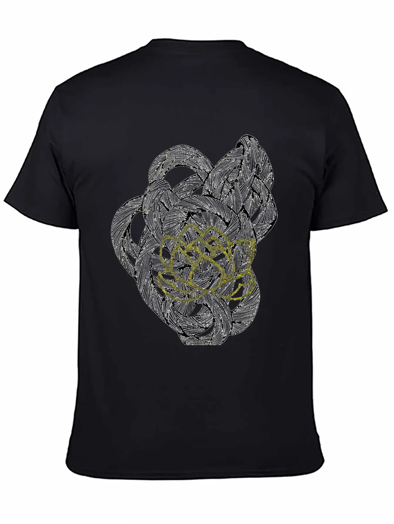 The Lined Design And The Vector Design. Essential Unisex Summer Tee – Soft Cotton Casual Fit