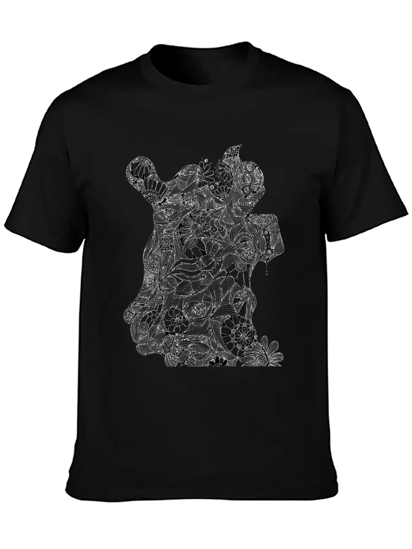 The Lined Design And The Vector Design. Unisex Short Sleeve Soft Cotton T-Shirt – Casual Everyday Wear