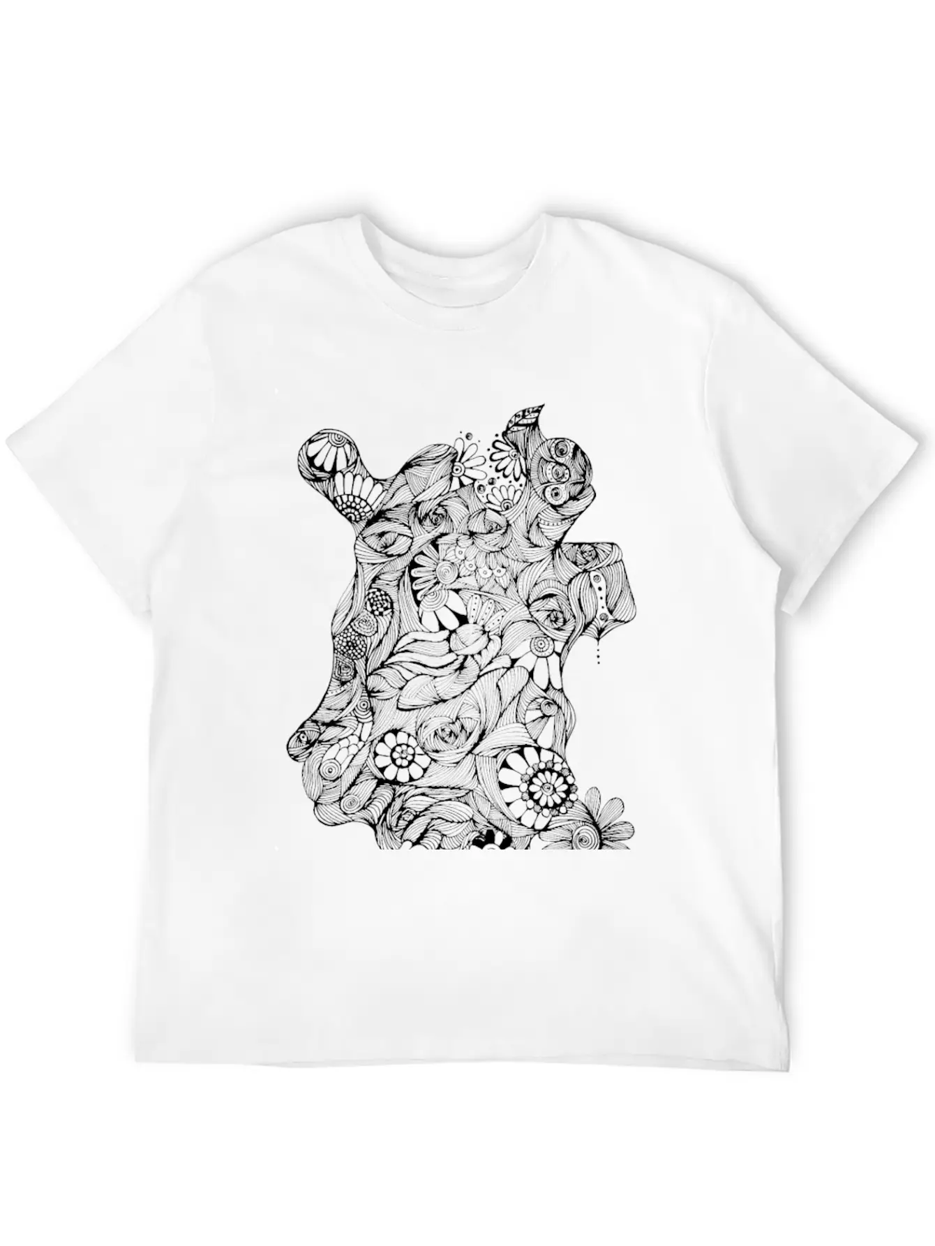 The Lined Design And The Vector Design. Unisex Short Sleeve Soft Cotton T-Shirt – Casual Everyday Wear
