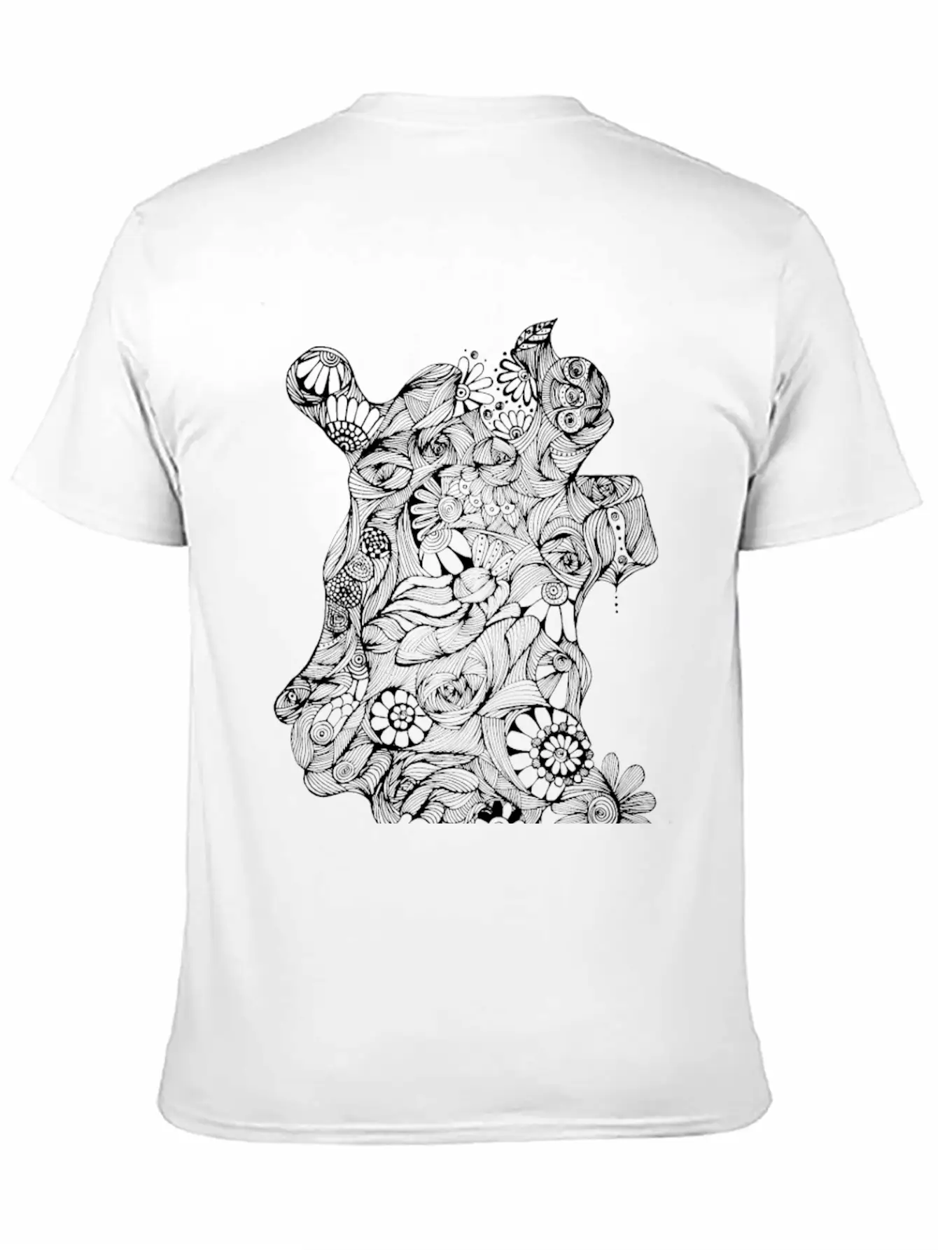 The Lined Design And The Vector Design. Unisex Short Sleeve Soft Cotton T-Shirt – Casual Everyday Wear