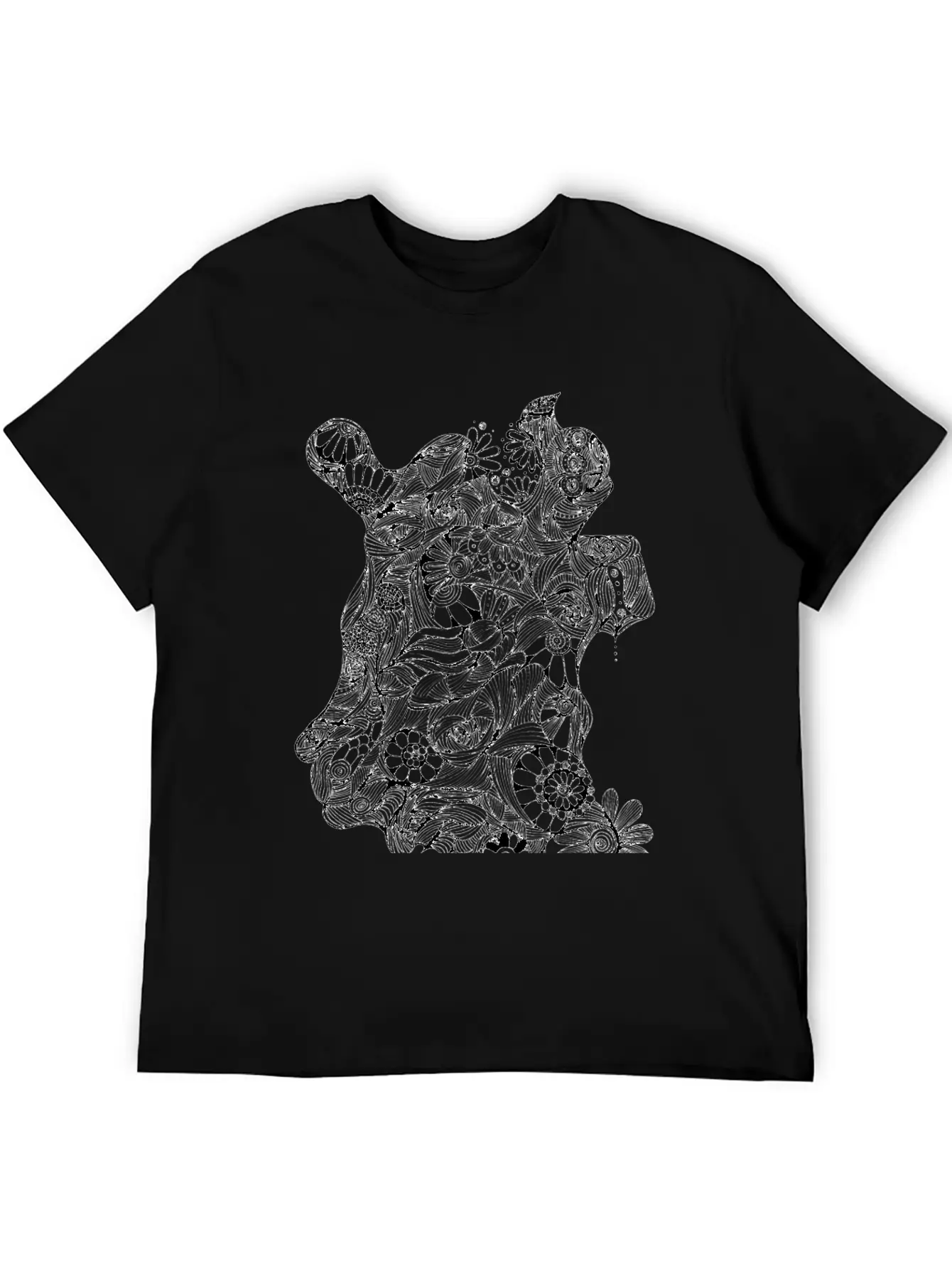 The Lined Design And The Vector Design. Unisex Short Sleeve Soft Cotton T-Shirt – Casual Everyday Wear