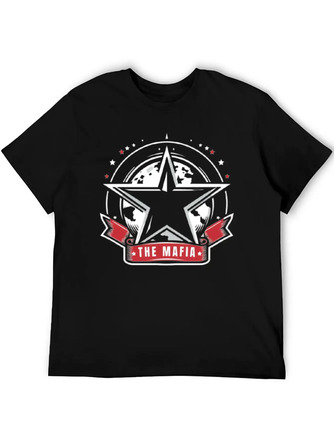 THE MAFIA Logos Basic Graphic T-Shirt – Daily Comfort In Soft Cotton