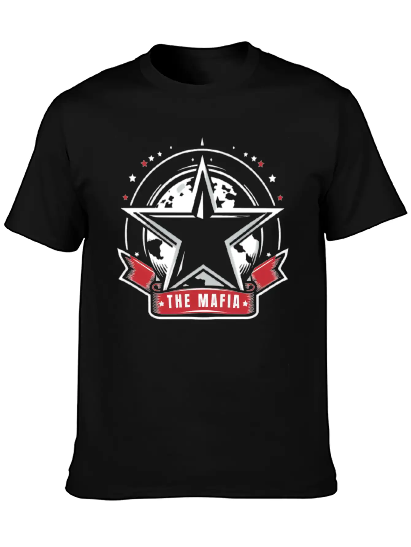 THE MAFIA Logos Basic Graphic T-Shirt – Daily Comfort In Soft Cotton