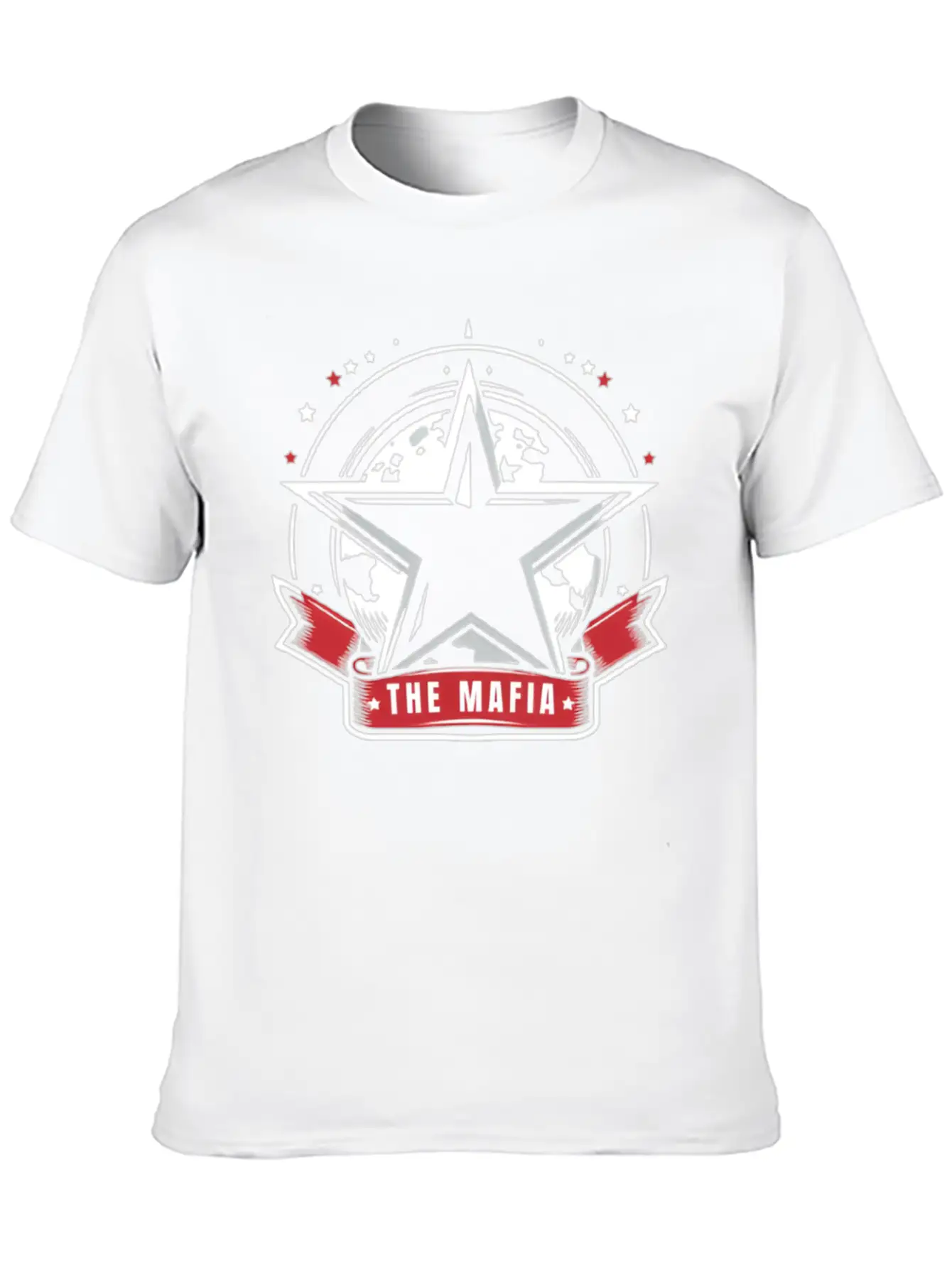 THE MAFIA Logos Basic Graphic T-Shirt – Daily Comfort In Soft Cotton
