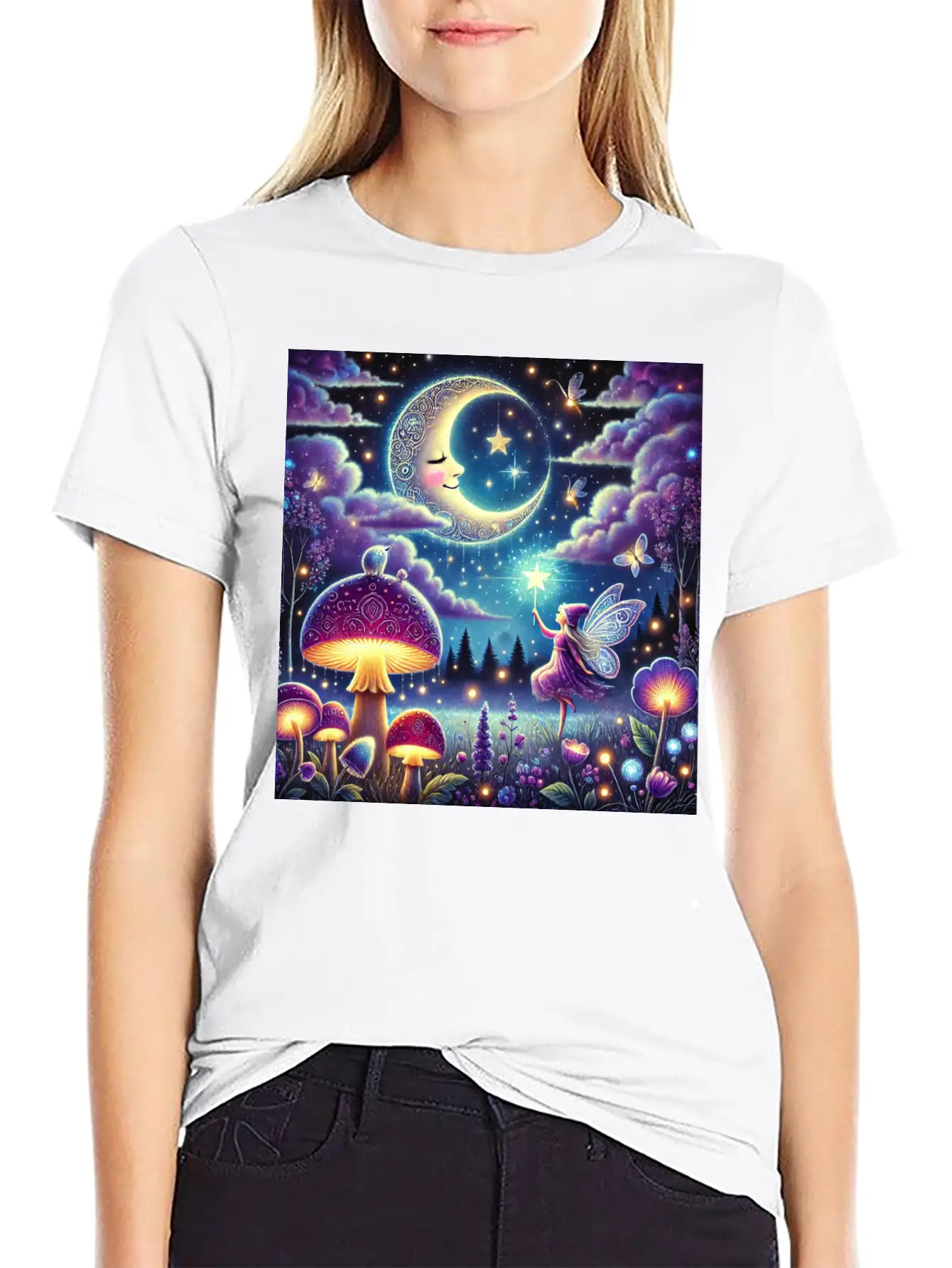 The Midnight Meadow Meadow Stylish Everyday T-Shirt – Unisex Basic Cotton Tee