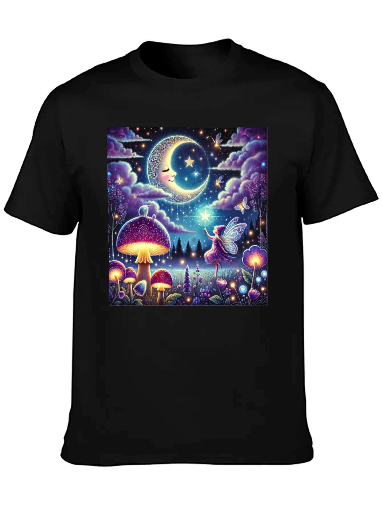 The Midnight Meadow Meadow Stylish Everyday T-Shirt – Unisex Basic Cotton Tee