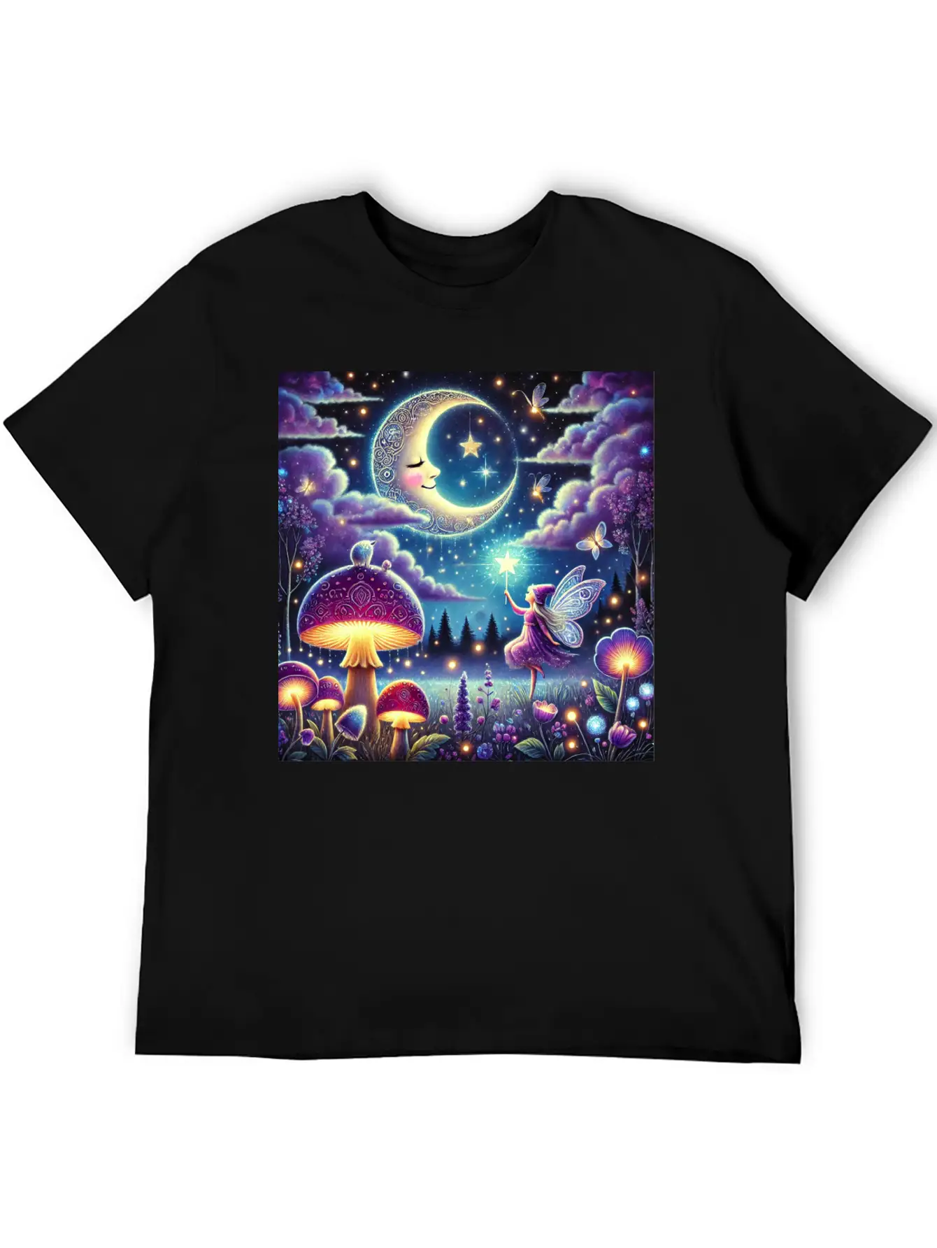 The Midnight Meadow Meadow Stylish Everyday T-Shirt – Unisex Basic Cotton Tee