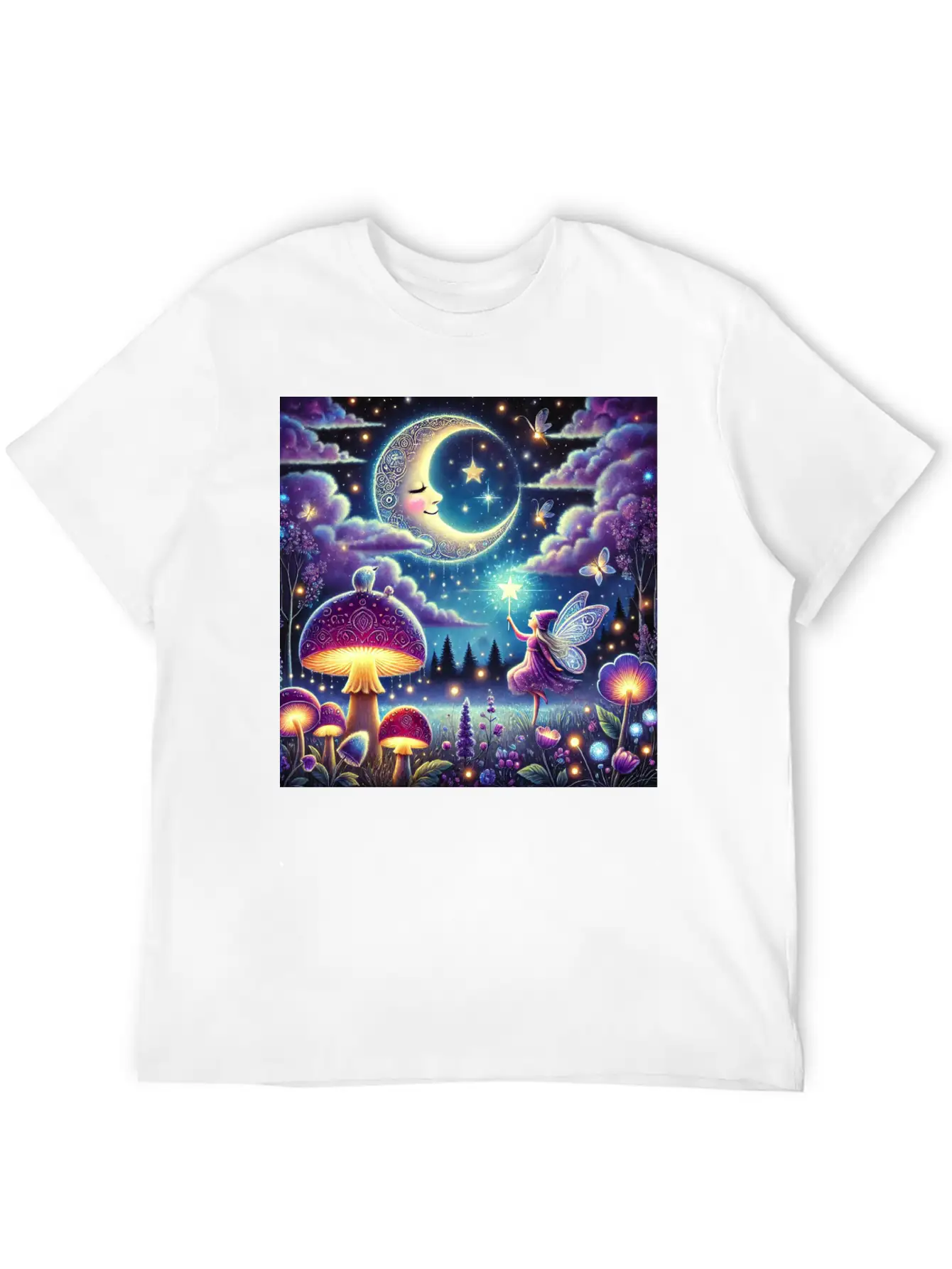 The Midnight Meadow Meadow Stylish Everyday T-Shirt – Unisex Basic Cotton Tee